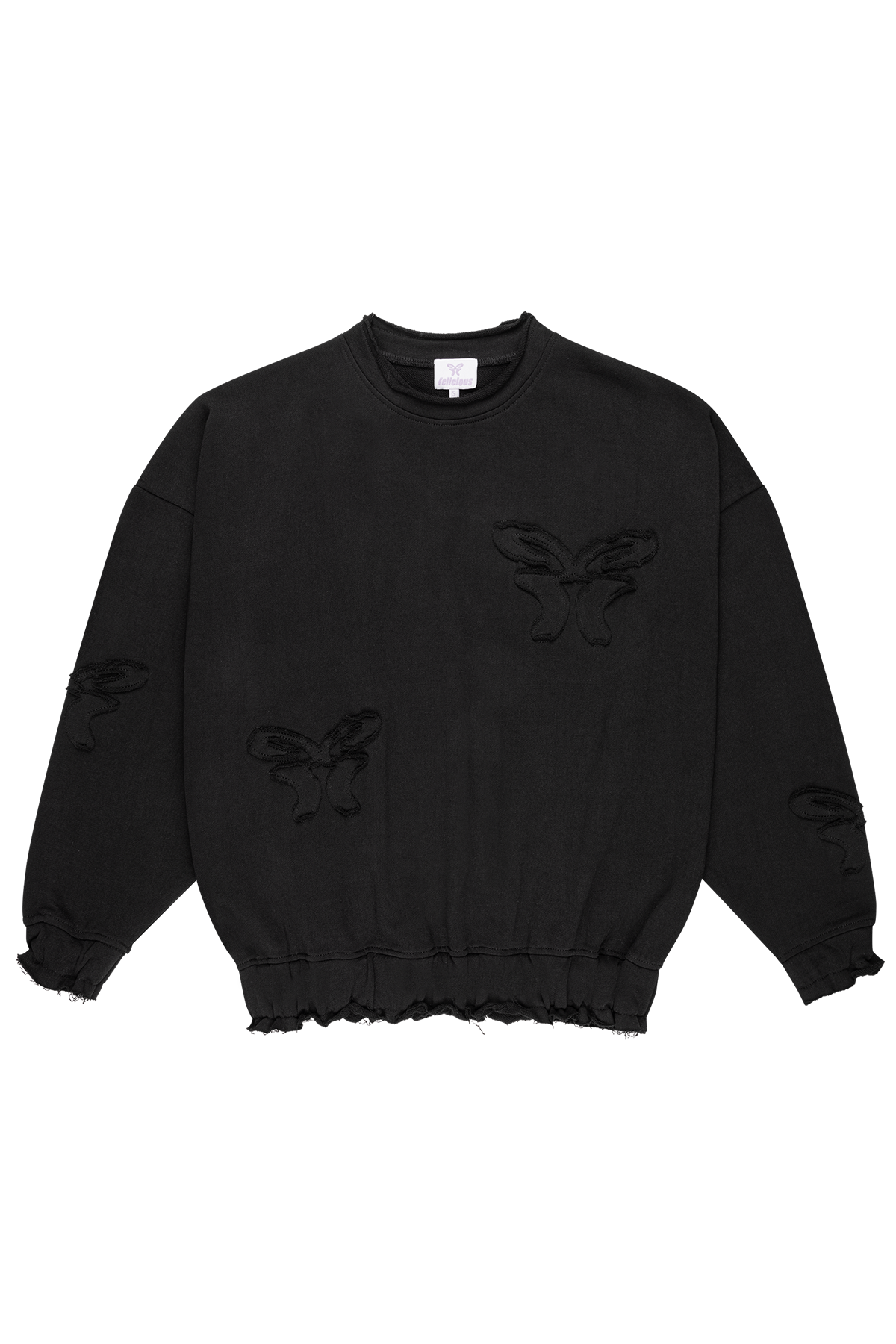 Butterfly Crewneck Black