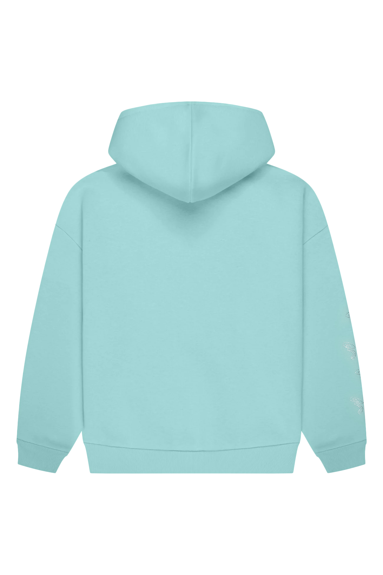 Hoodie Rhinestones Turquoise