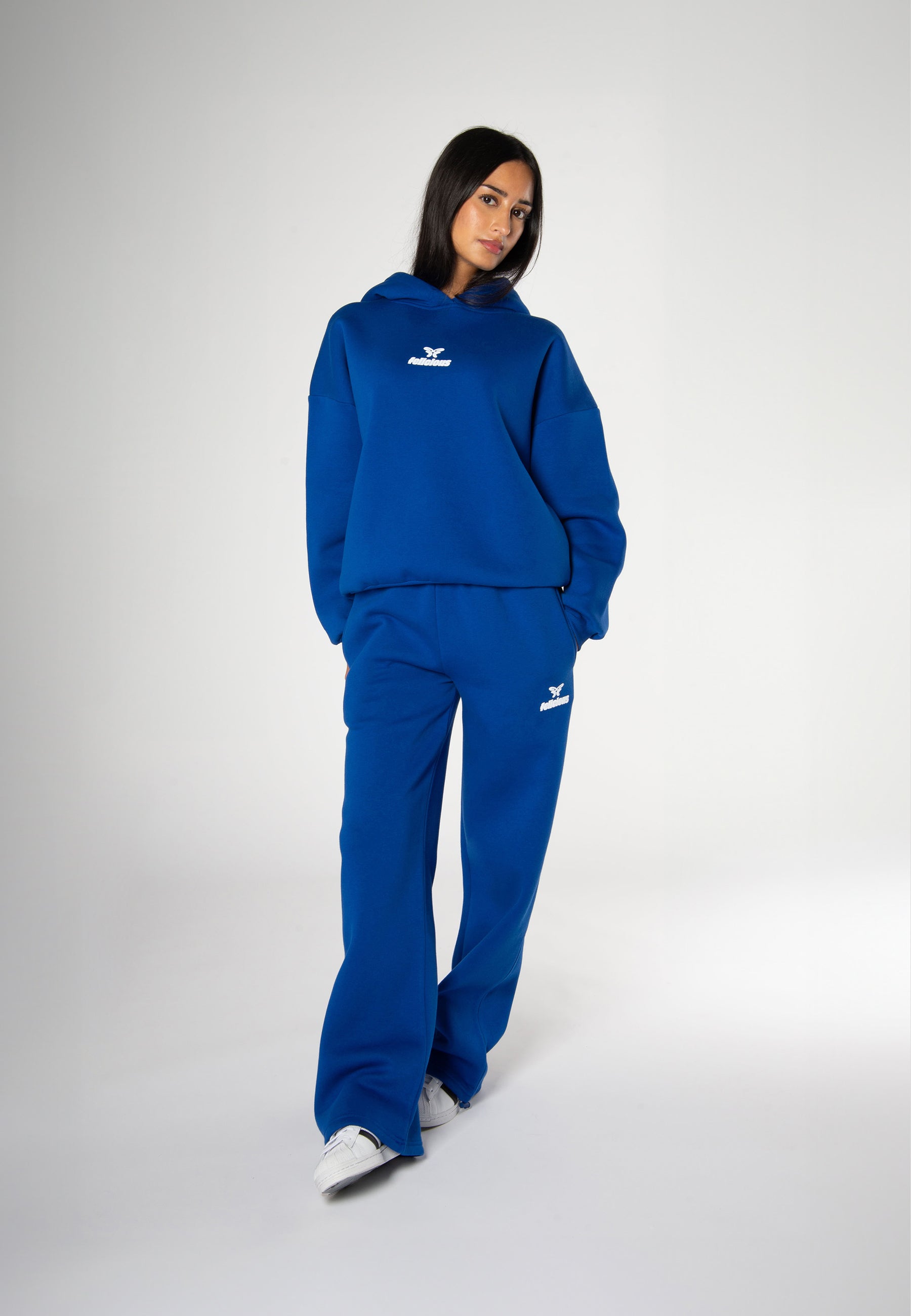 Basic Logo Sweatpants Electric Blue