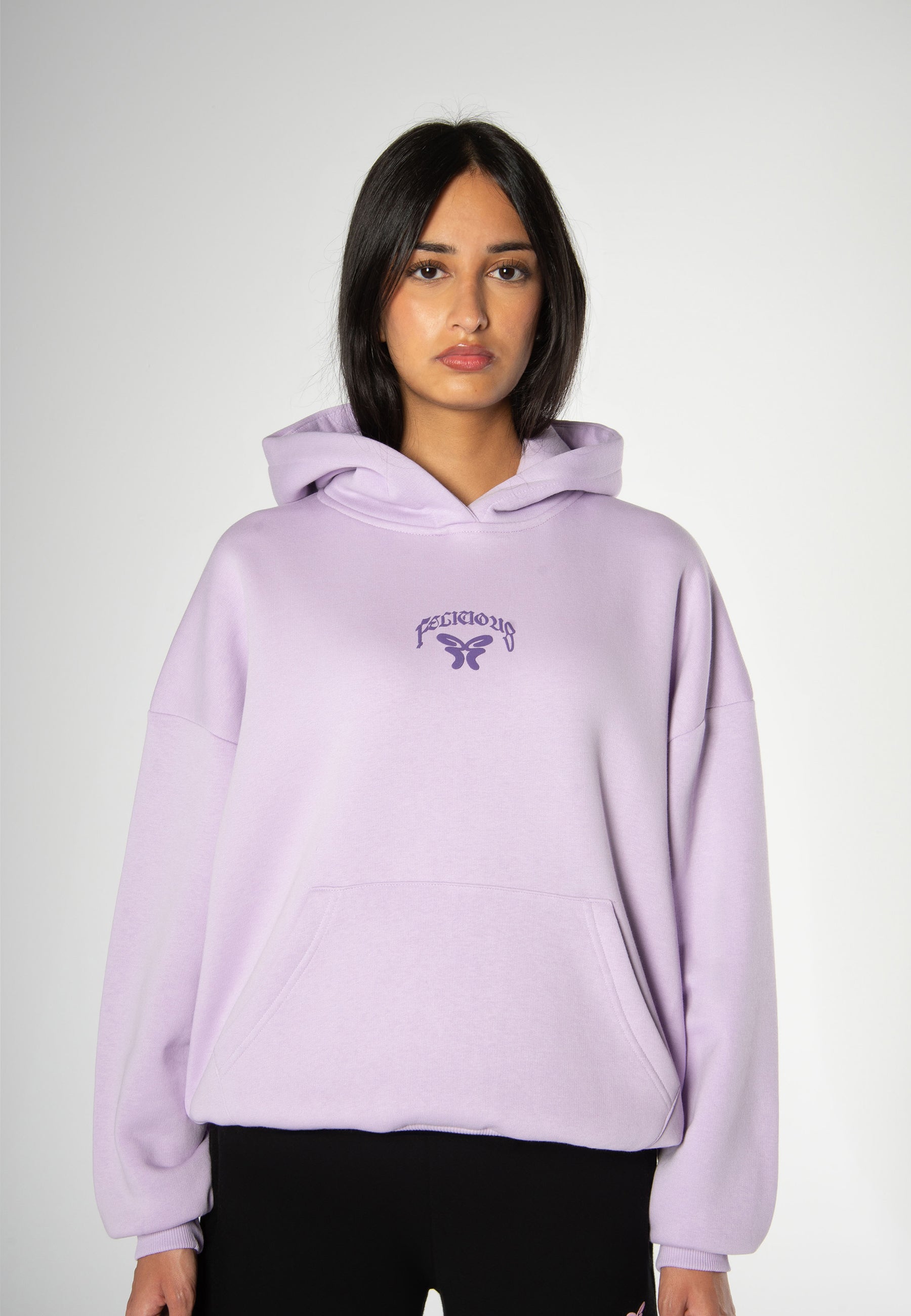 Puffprint Logo Hoodie Lavender