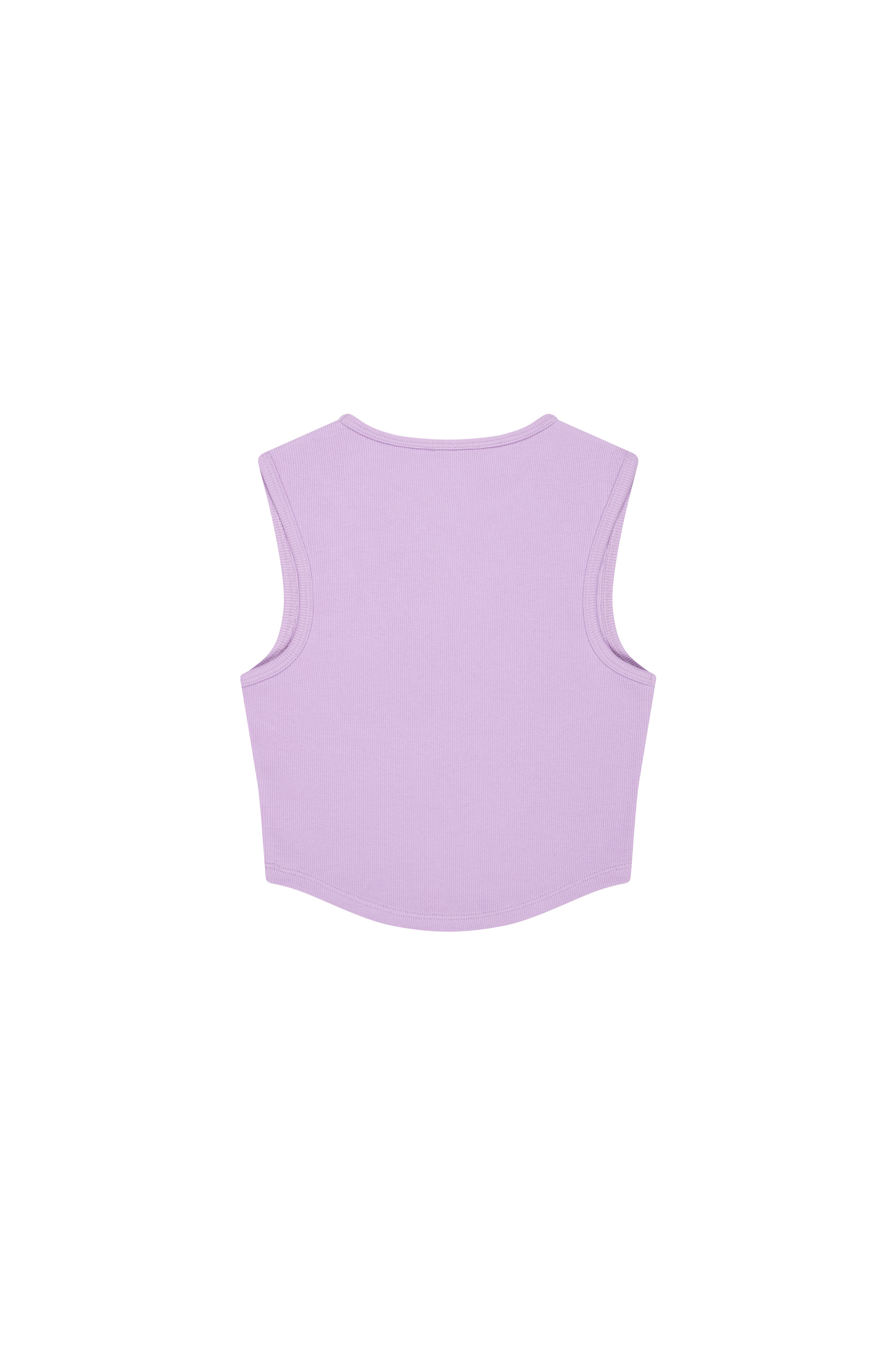 Cropped Tanktop Rhinestones Lavender