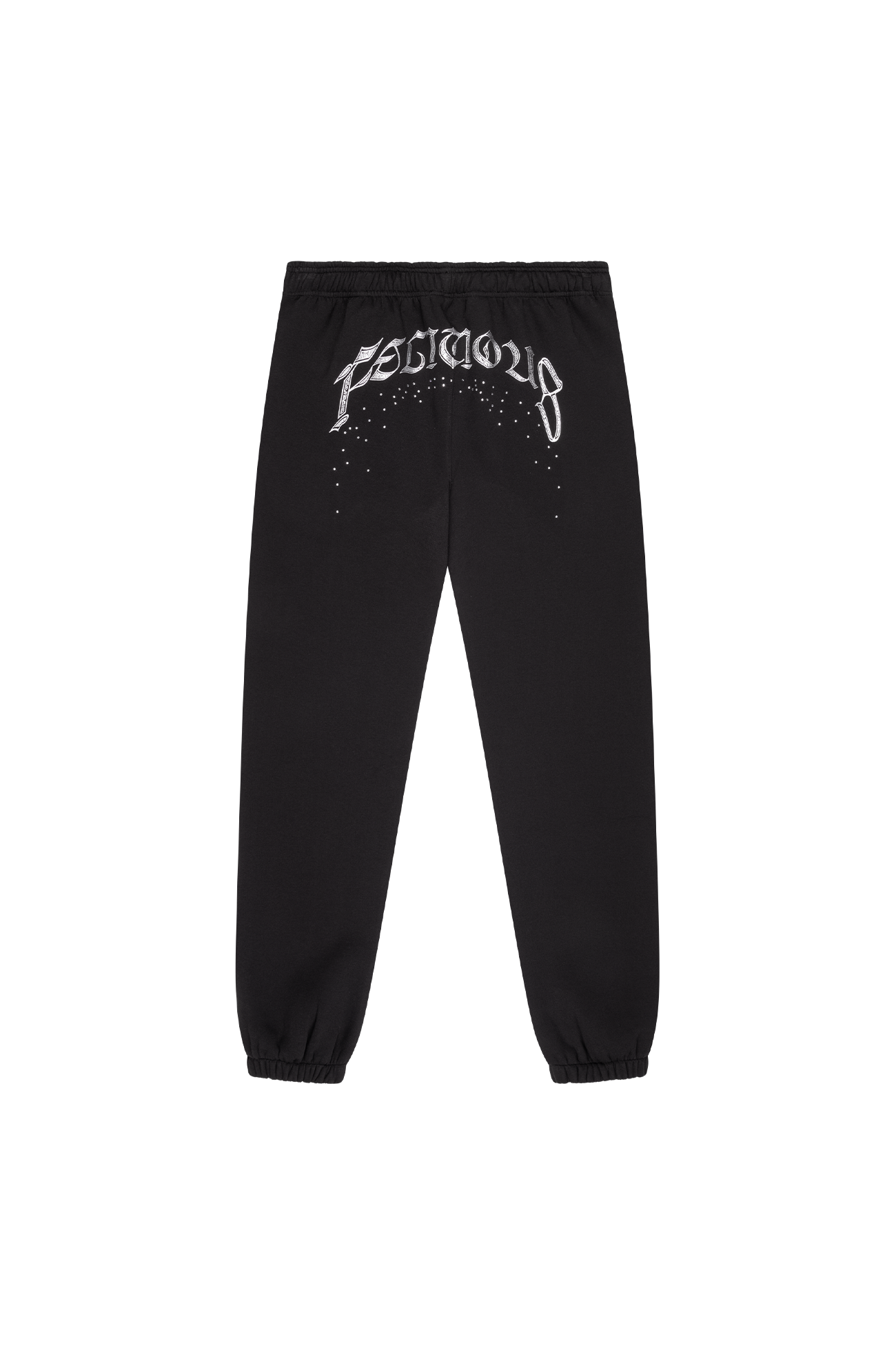 Sweatpants Rhinestones Black