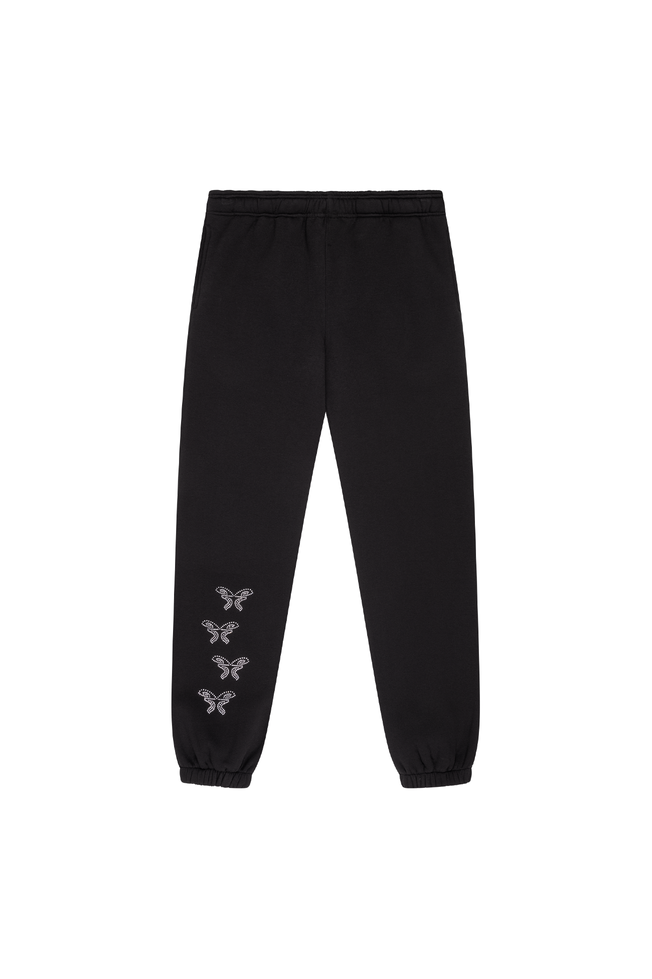 Sweatpants Rhinestones Black