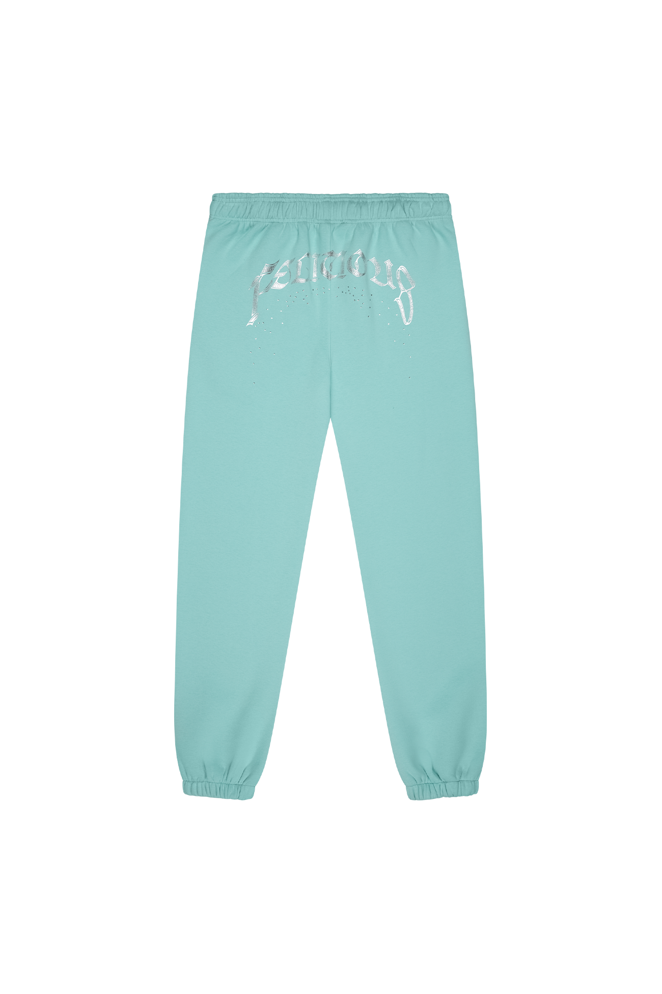 Sweatpants Rhinestones Turquoise