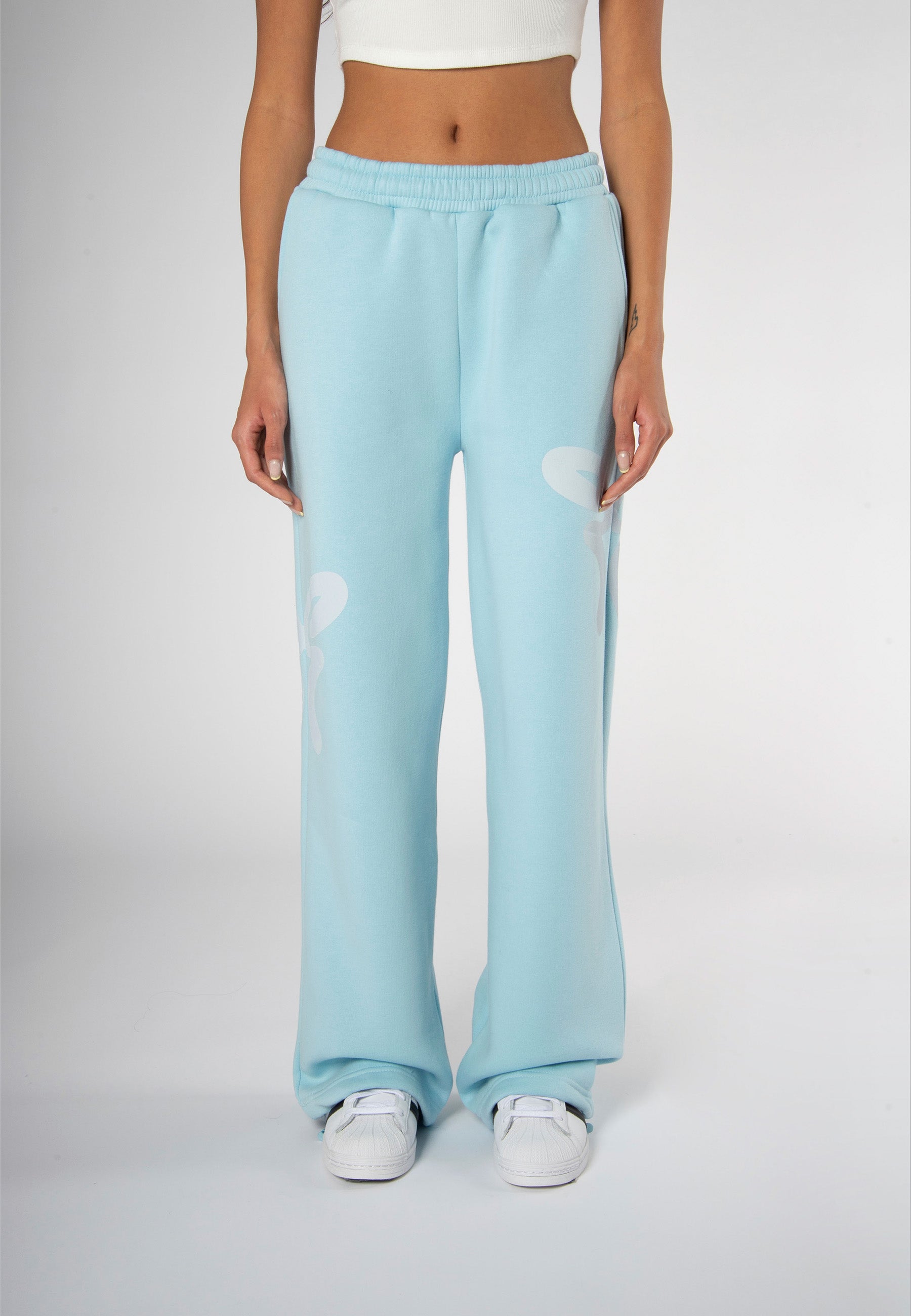 Sweatpants Butterfly Light Blue