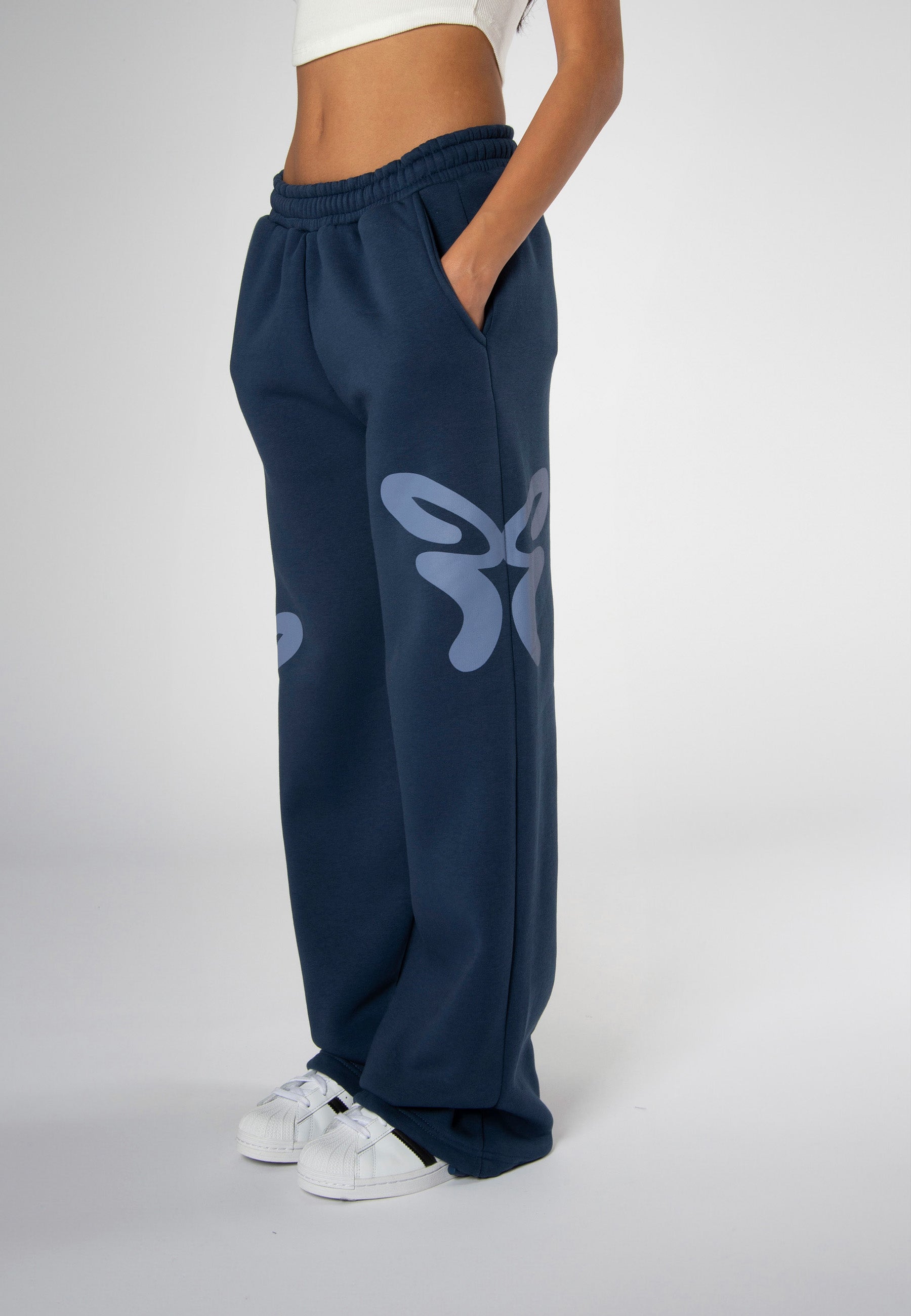 Sweatpants Butterfly Stone Blue