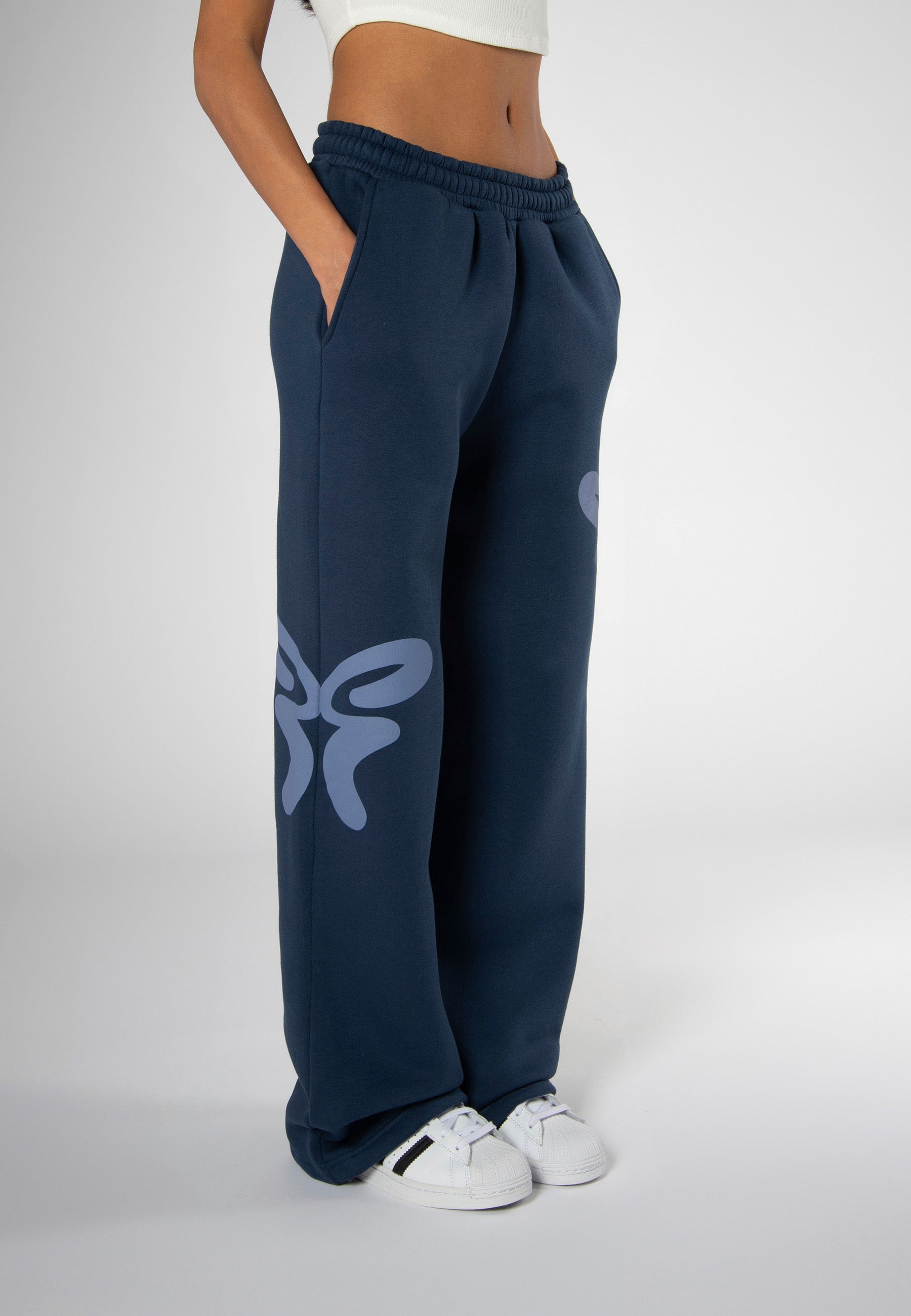 Sweatpants Butterfly Stone Blue