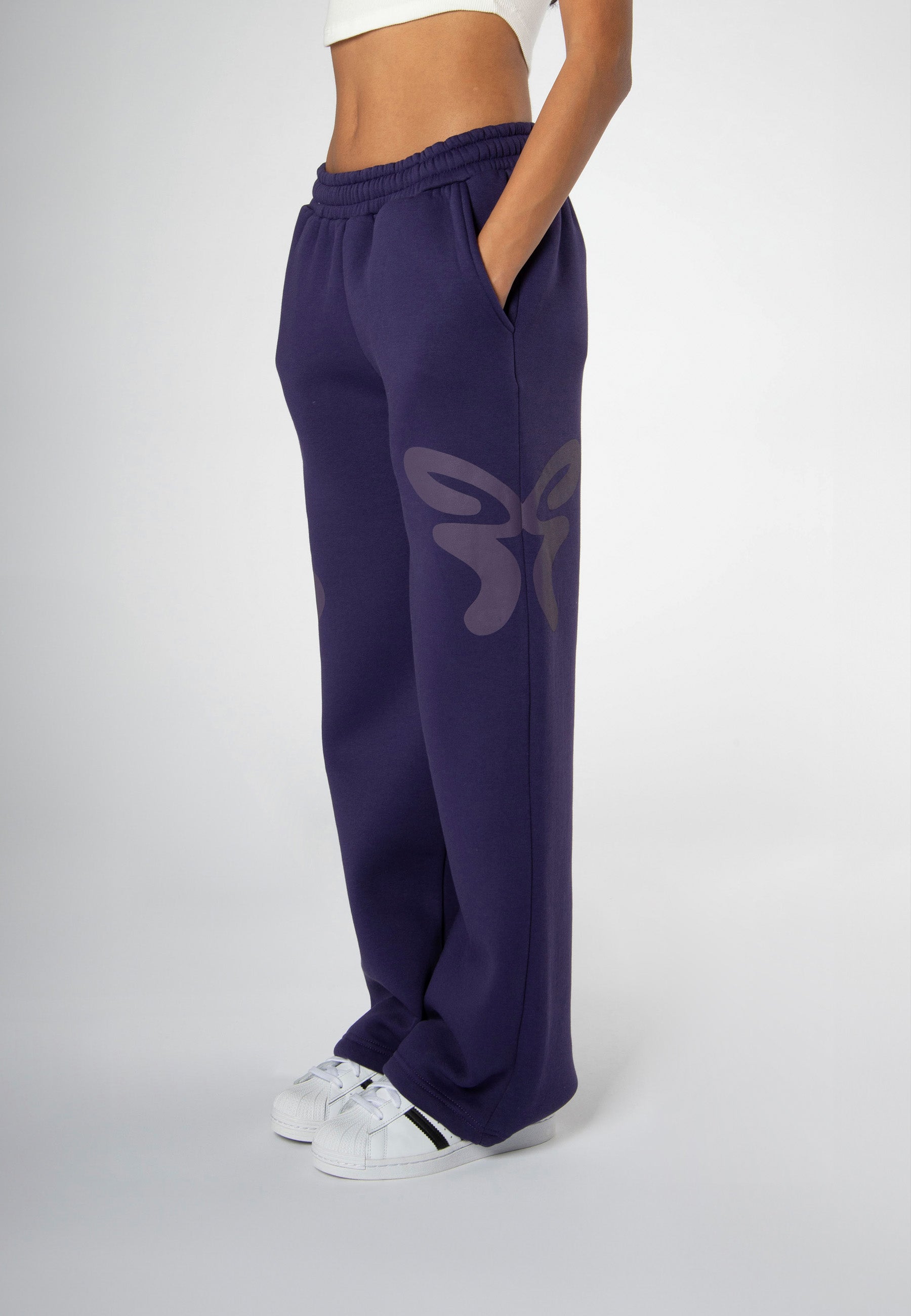 Sweatpants Butterfly Purple