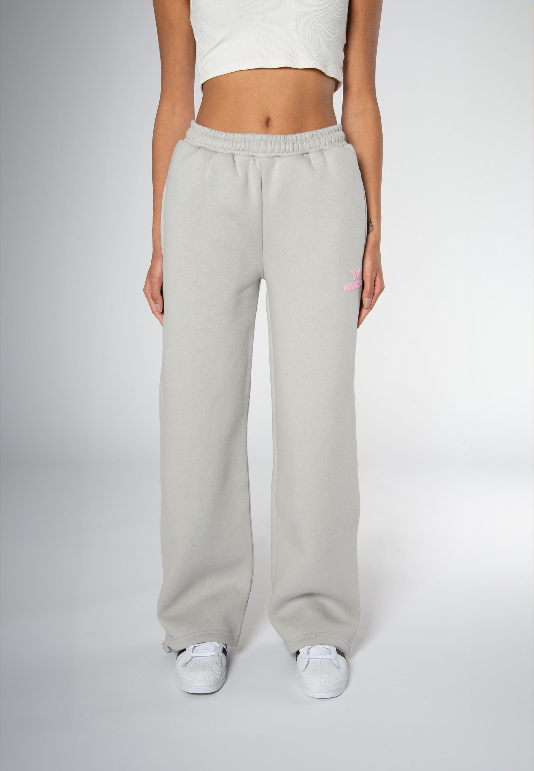 Basic Logo Sweatpants Concrete