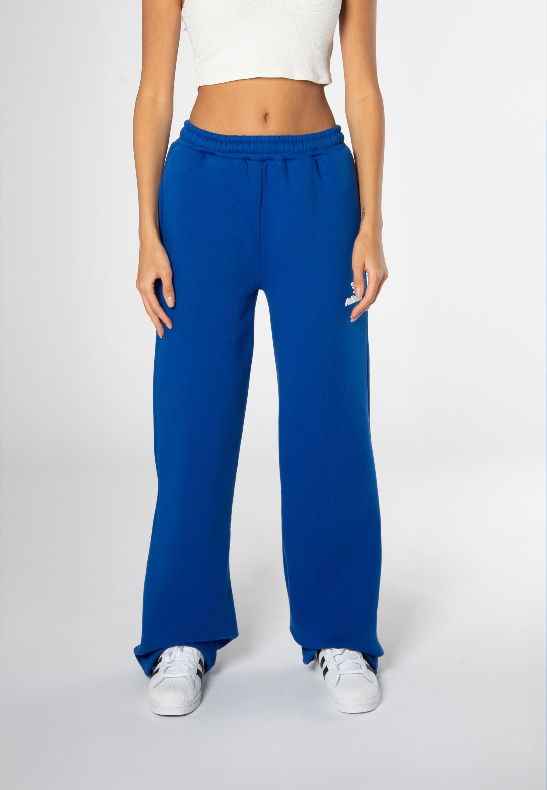 Basic Logo Sweatpants Electric Blue