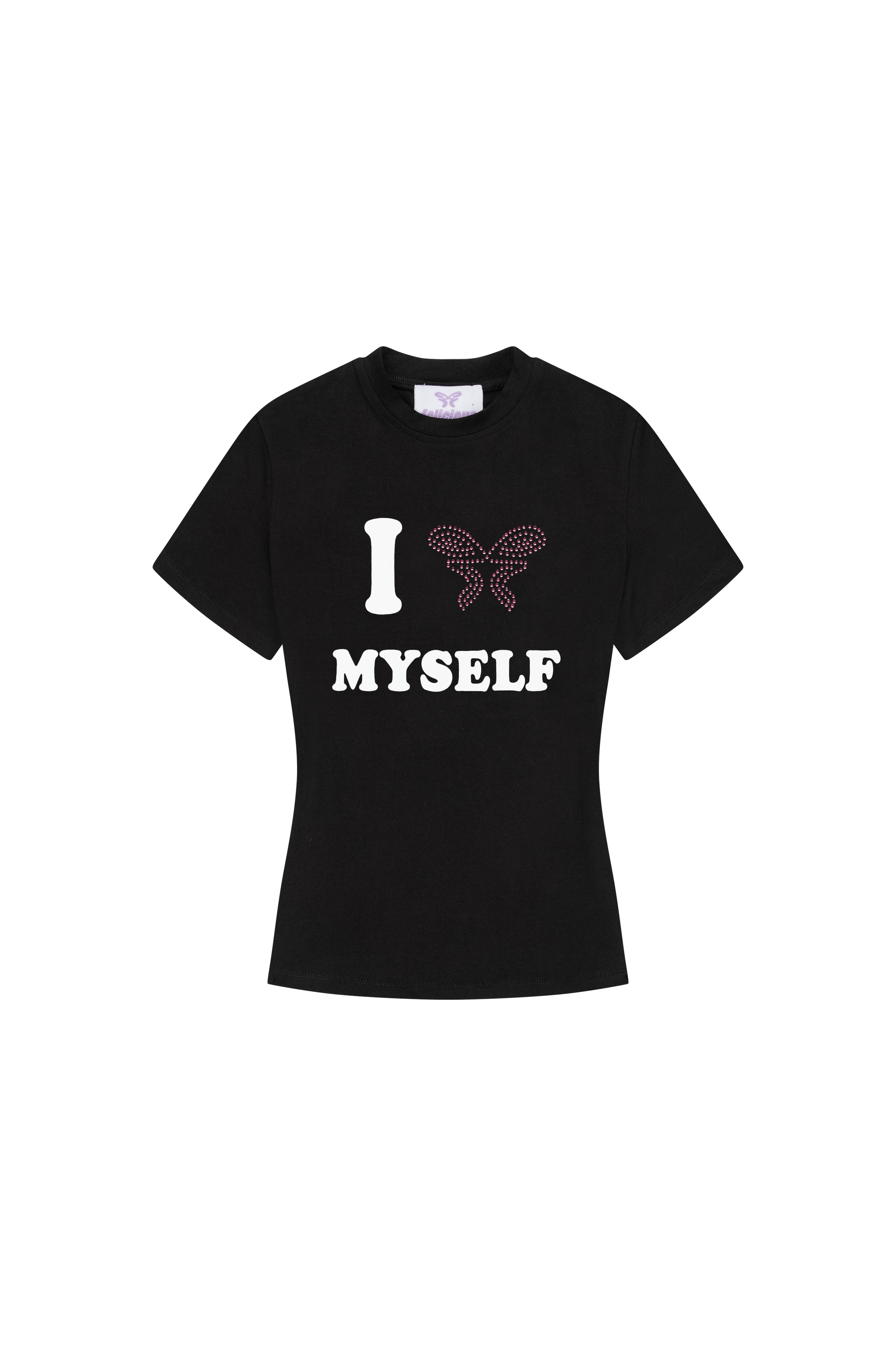 Love Myself Baby Tee Black