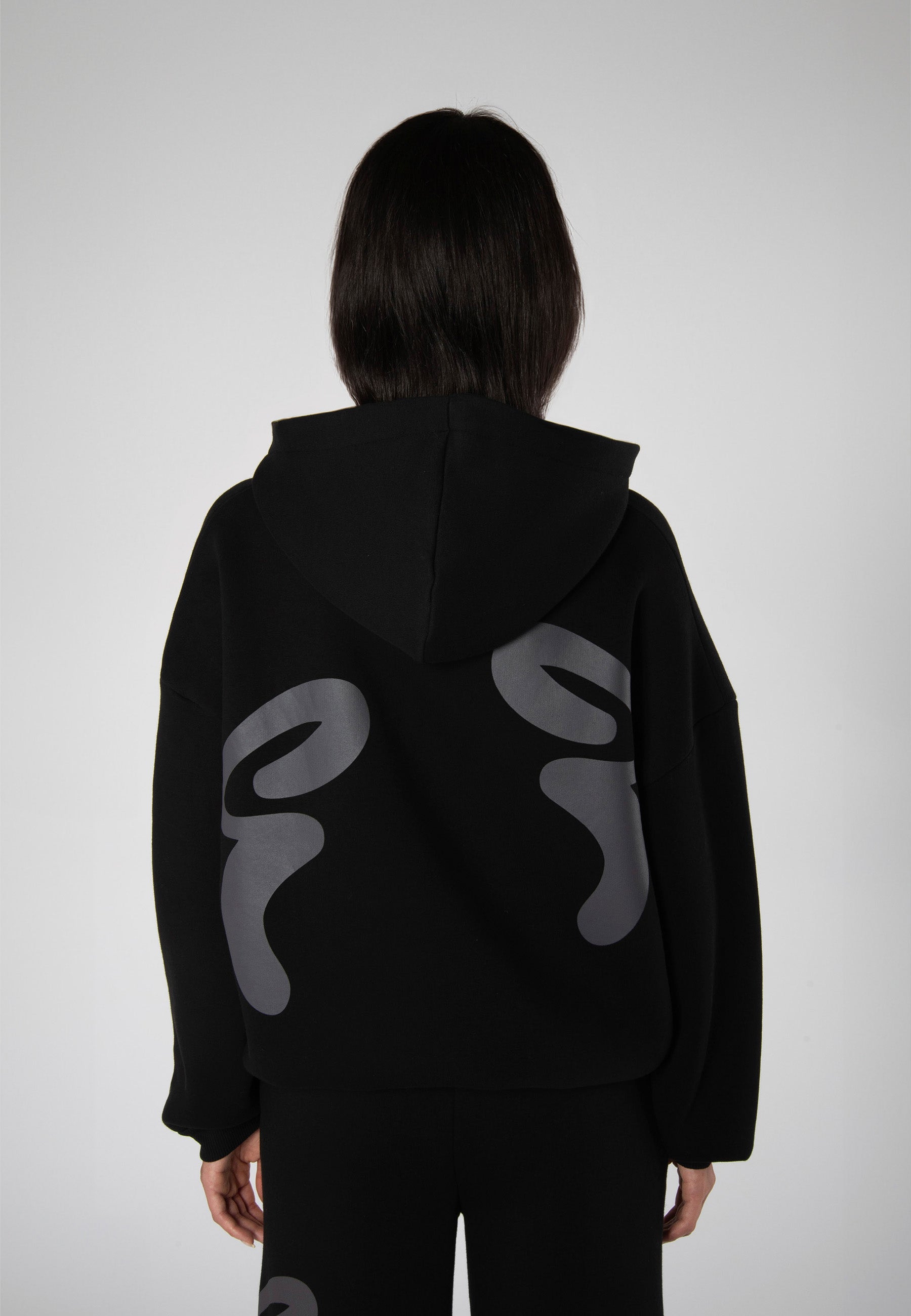 Sweatjacket Butterfly Black