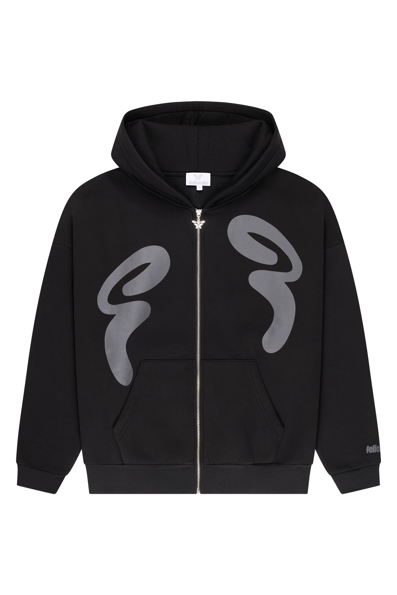 Sweatjacket Butterfly Black