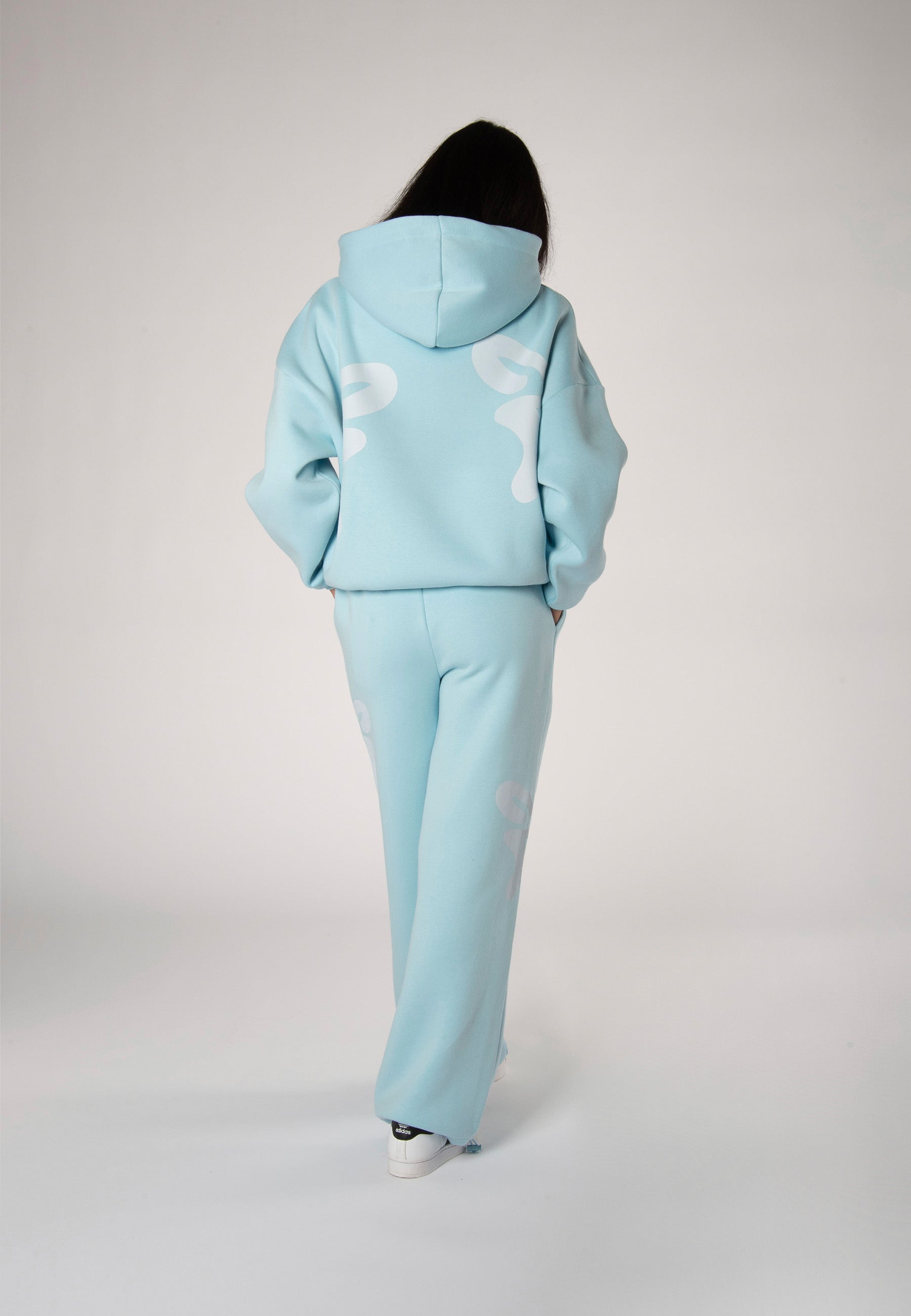 Sweatjacket Butterfly Light Blue