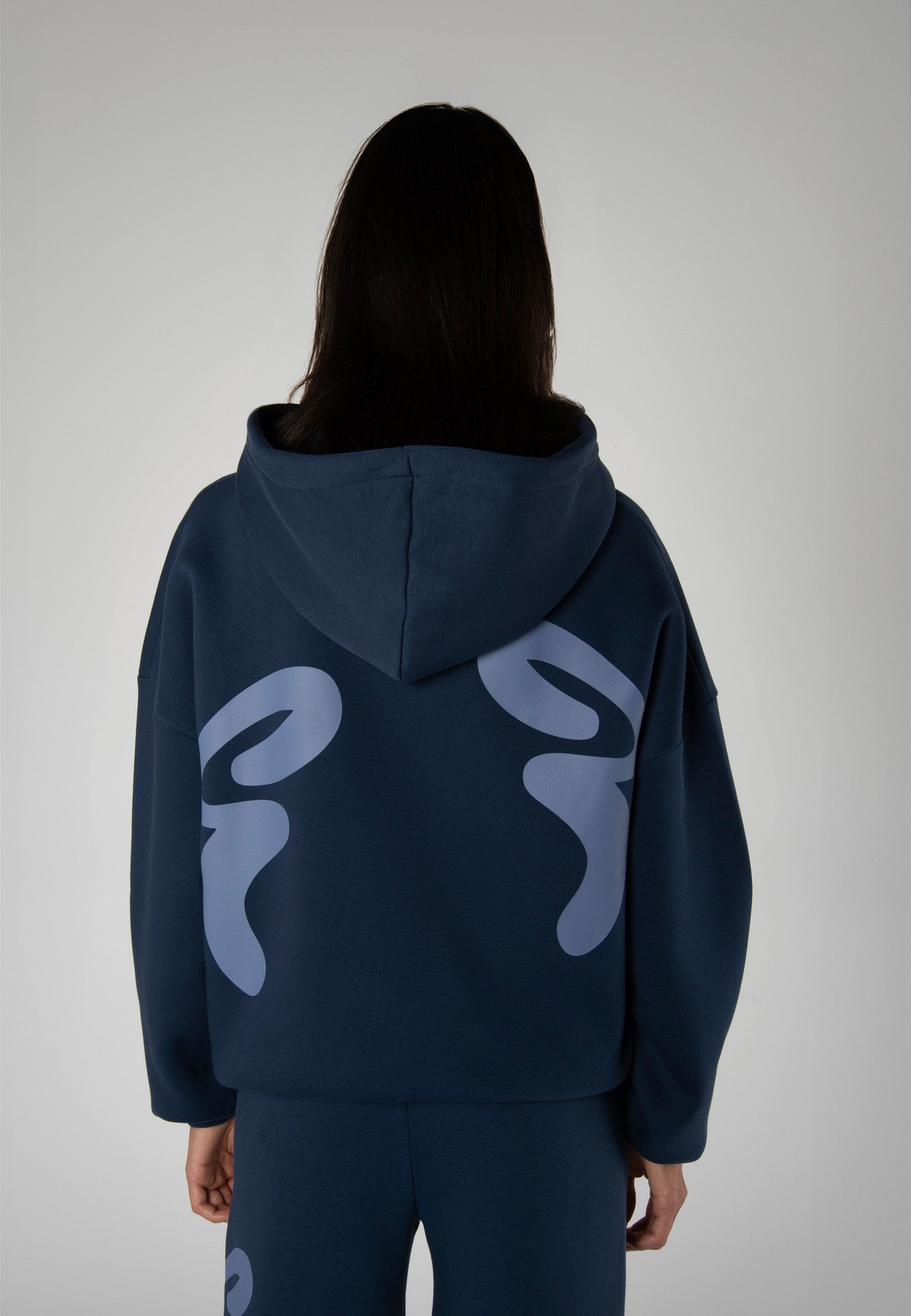 Sweatjacket Butterfly Stone Blue