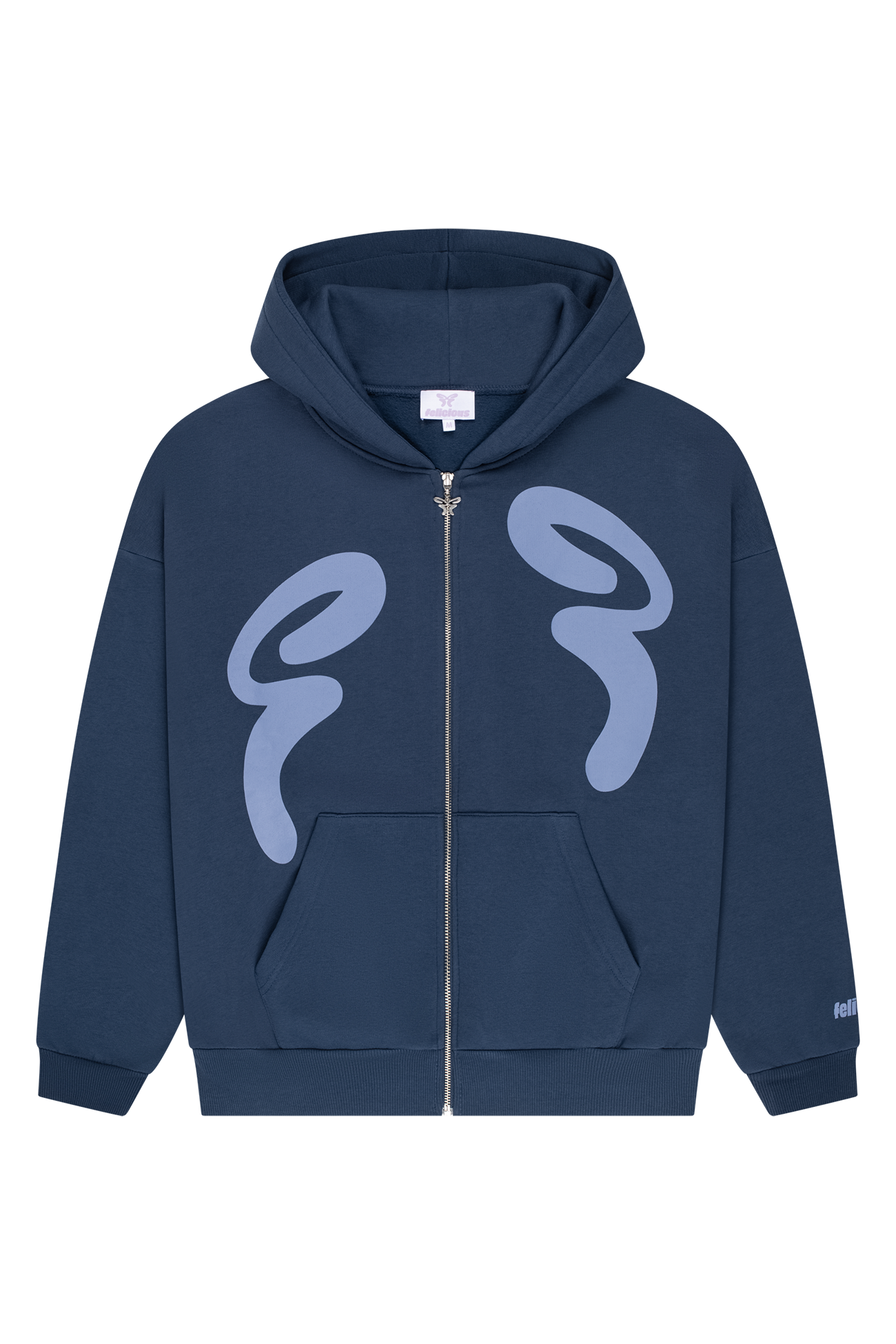 Sweatjacket Butterfly Stone Blue