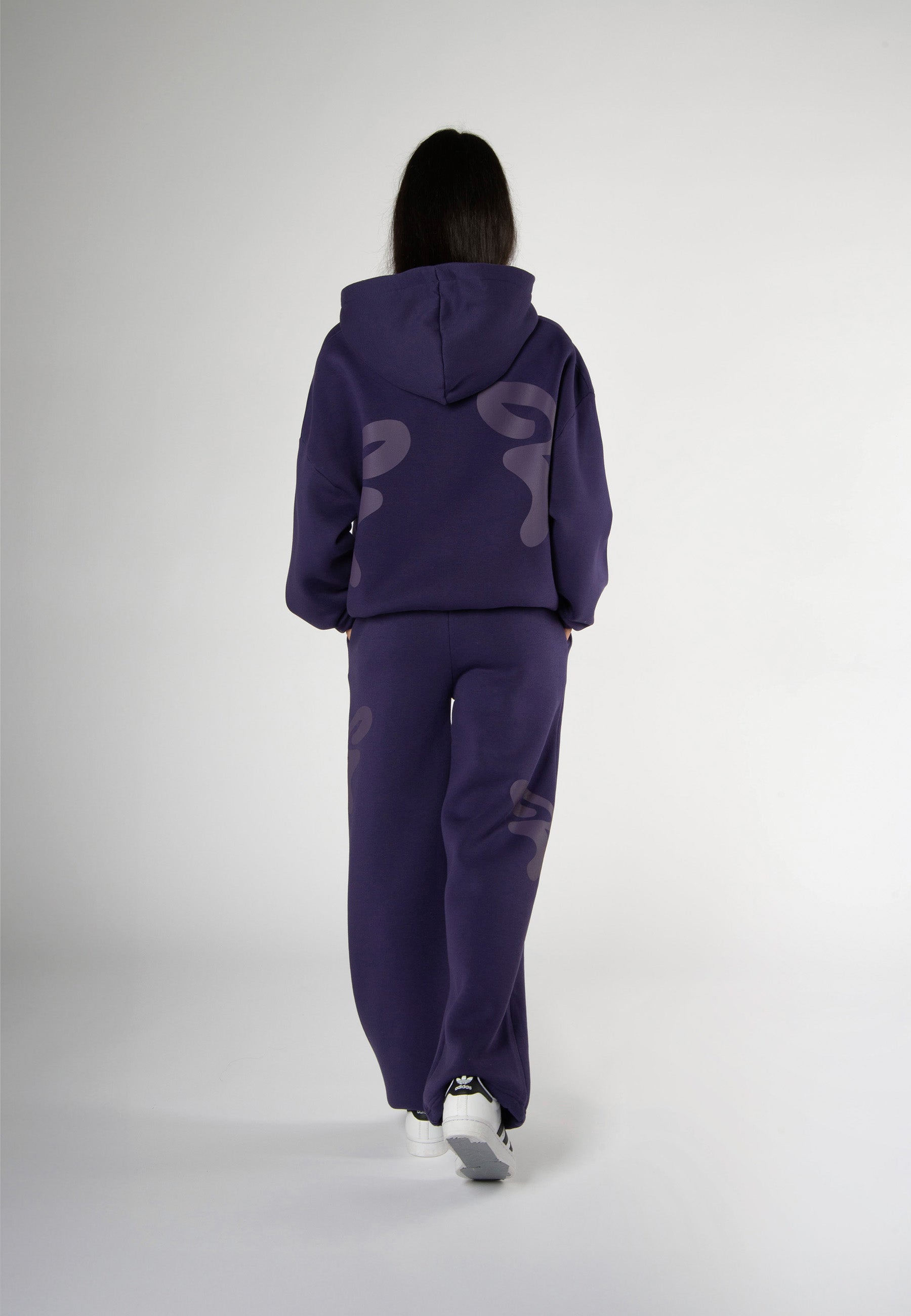 Sweatjacket Butterfly Purple