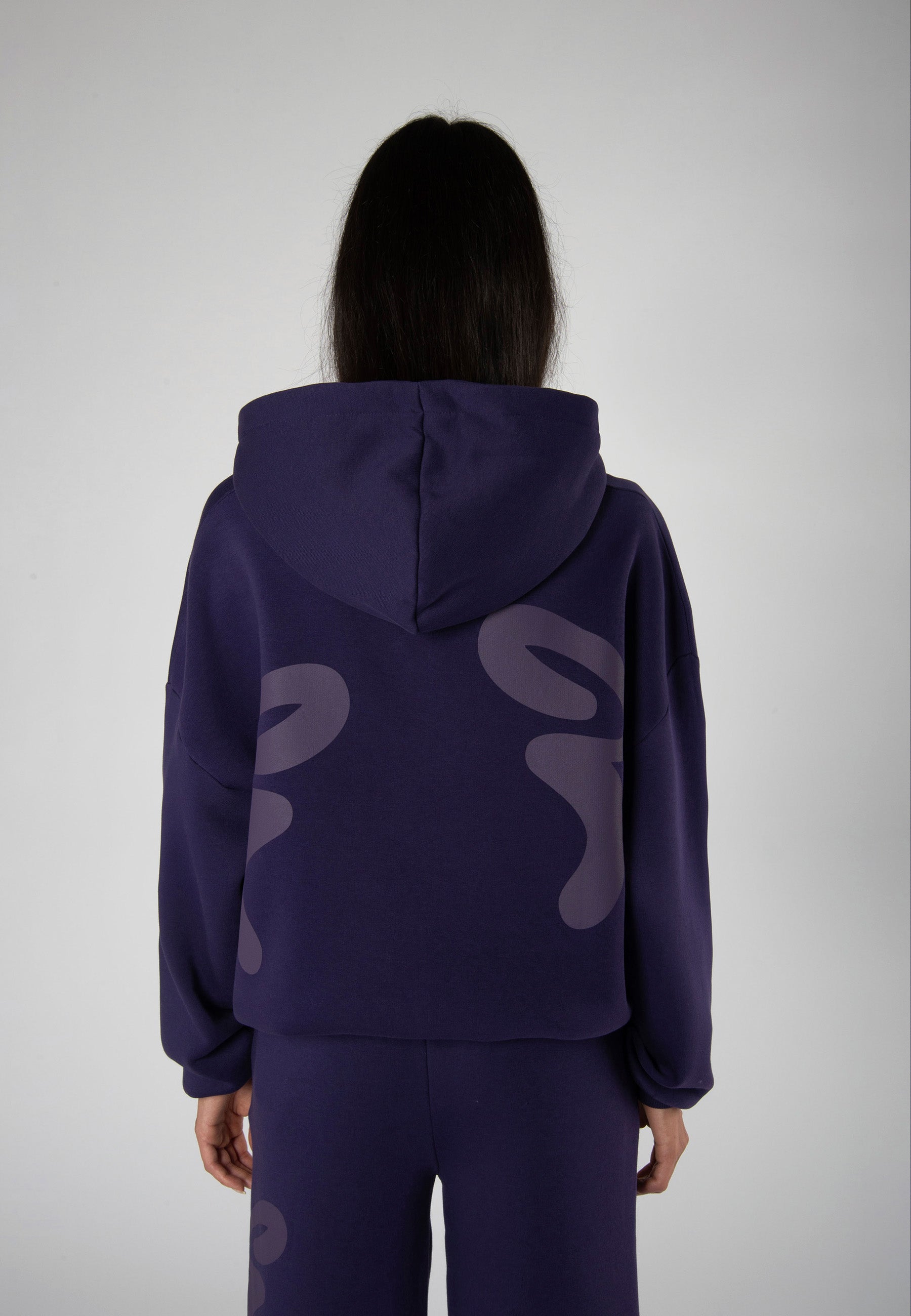 Sweatjacket Butterfly Purple