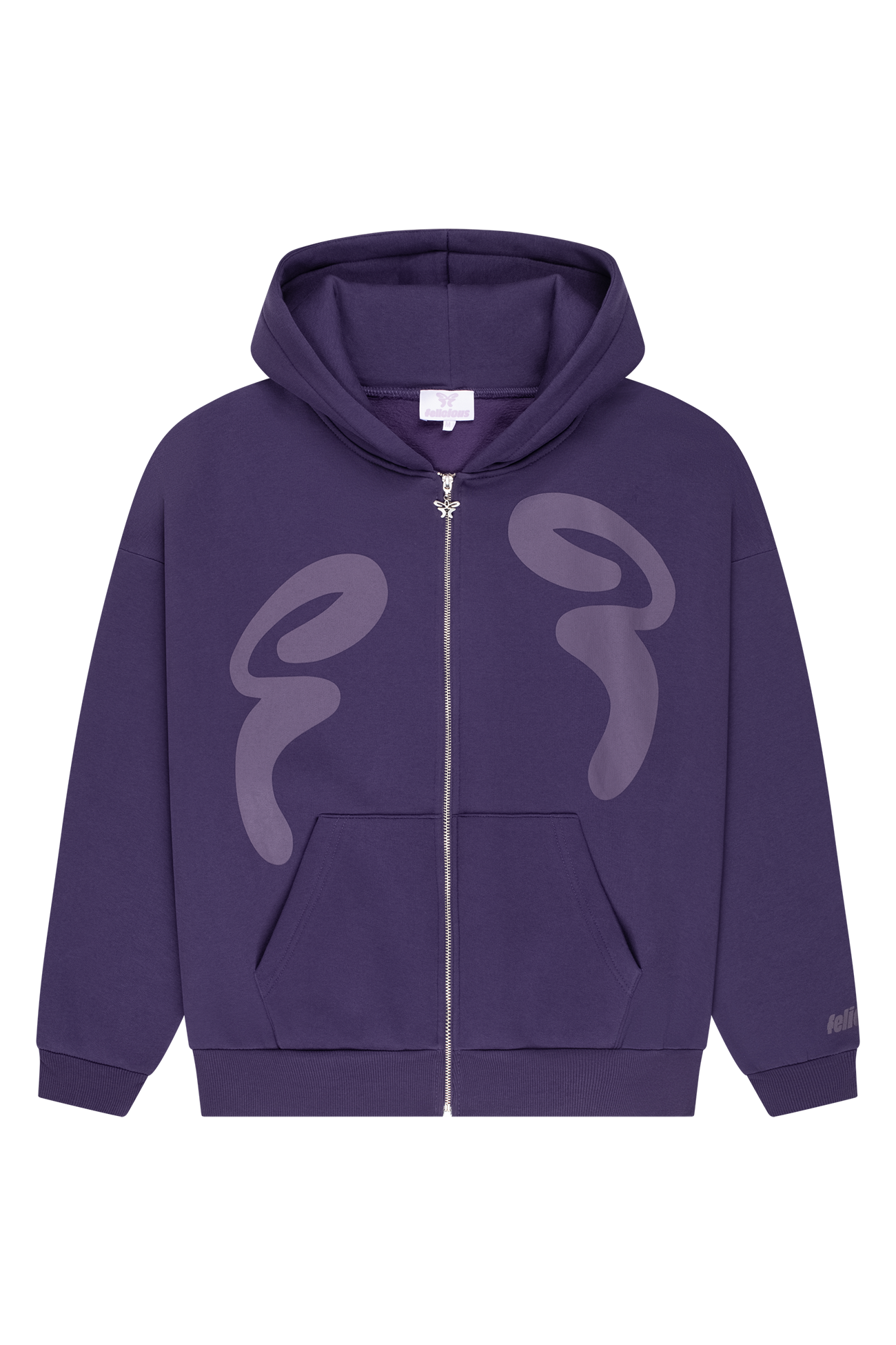 Sweatjacket Butterfly Purple