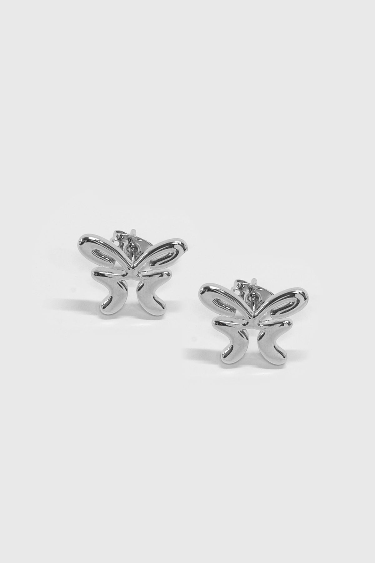 Sterling silver earrings butterfly discount
