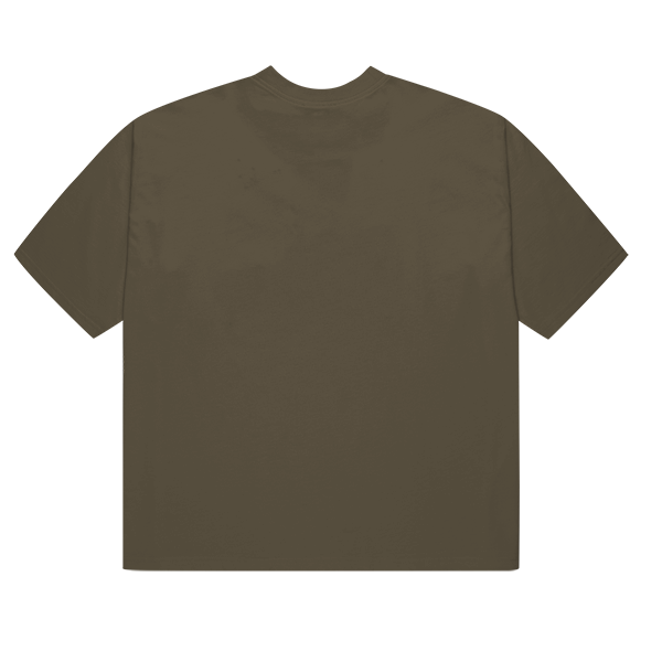 Basic Oversize Tee Dusky Green