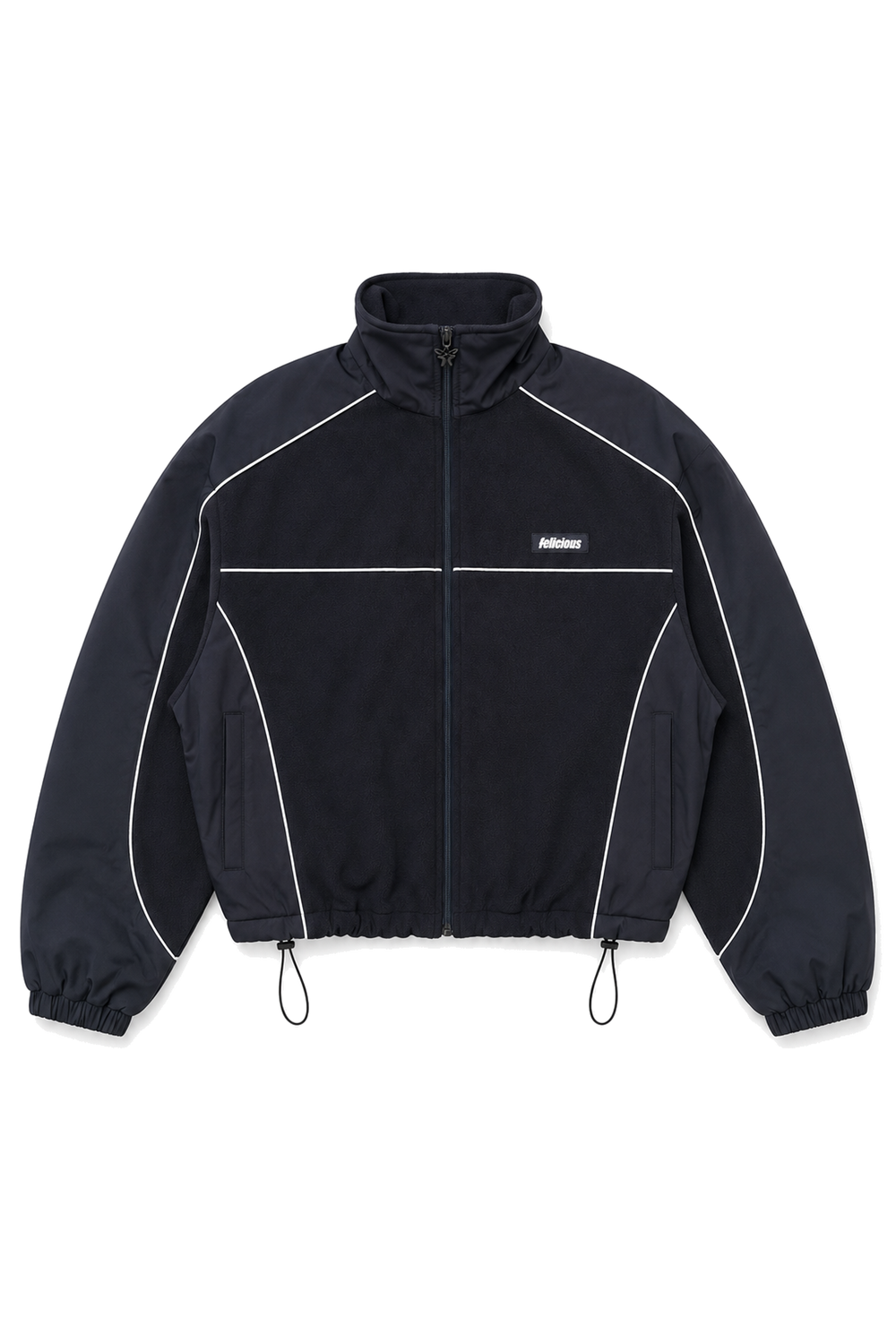 Felicious Active Fleece Windbreaker Black