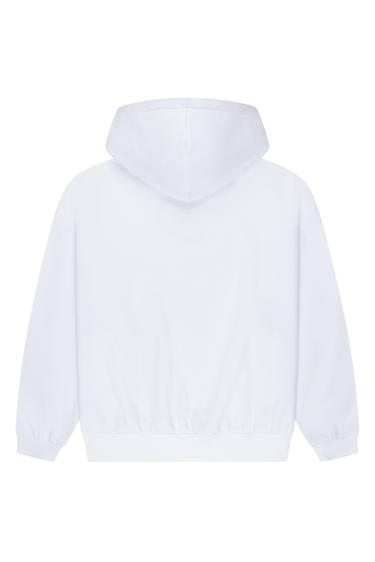 Felicious Rhinestones Lettering Hoodie White