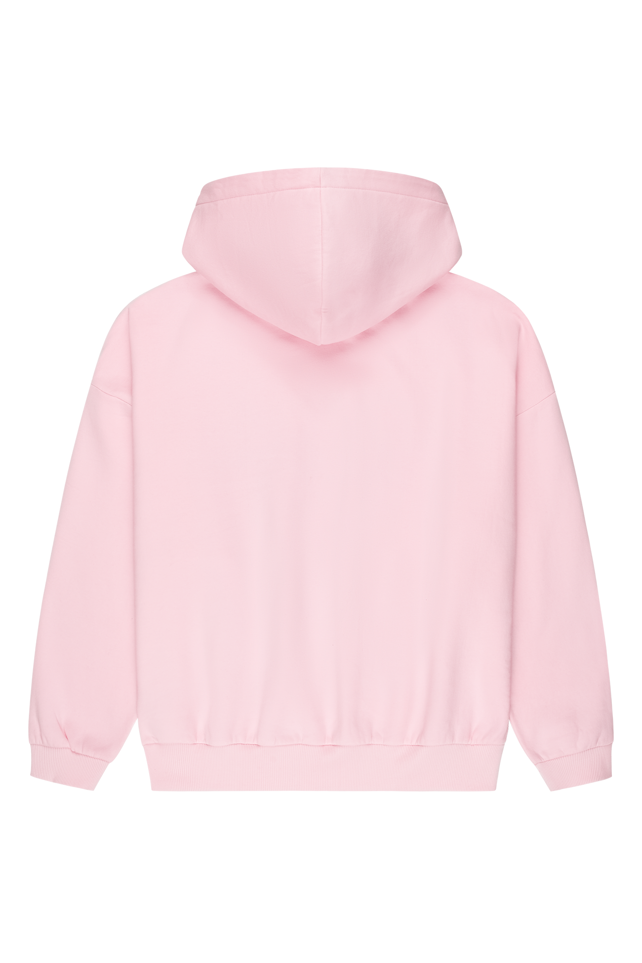 Felicious Rhinestones Lettering Hoodie Pink