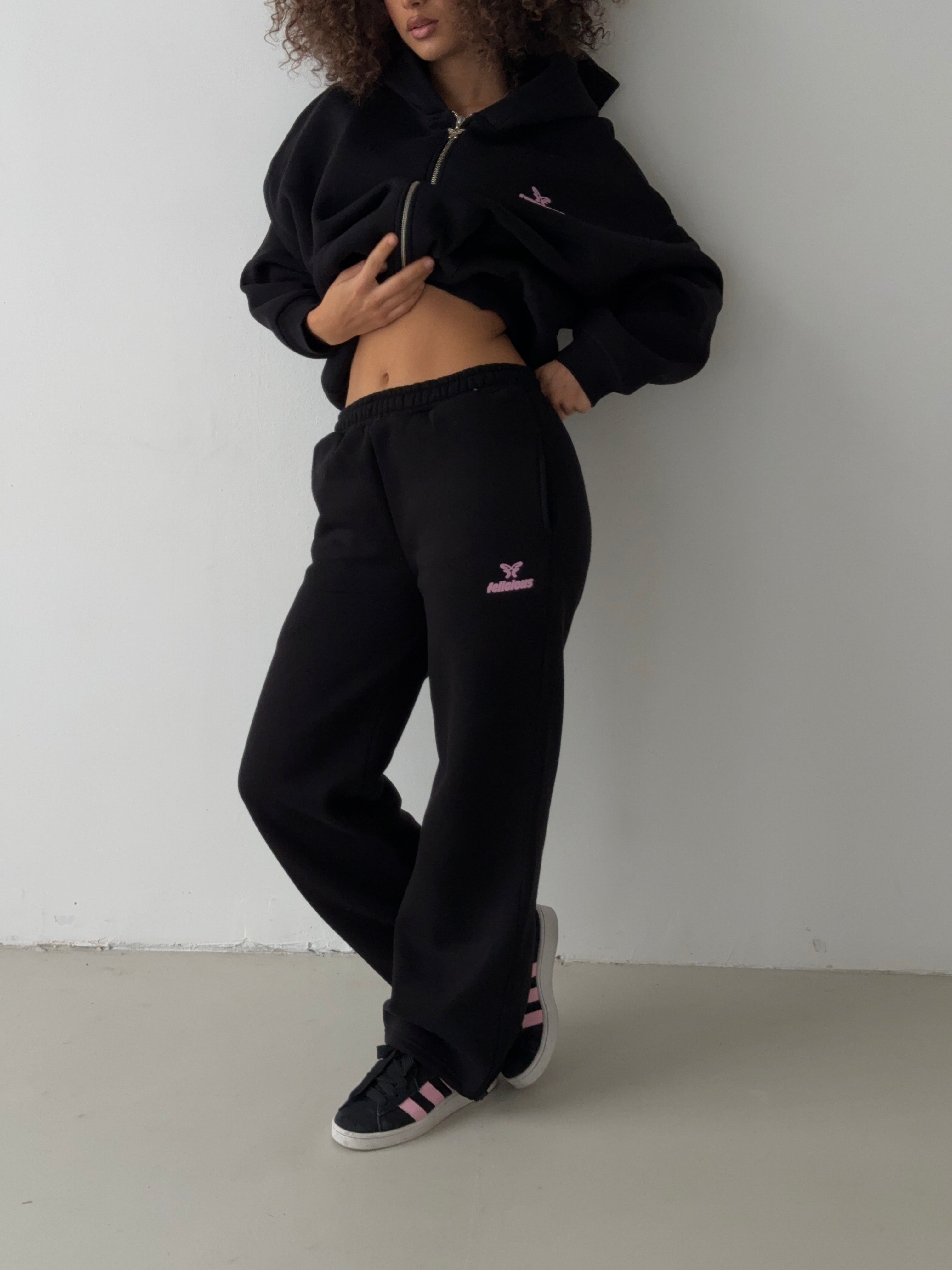 Basic Logo Sweatpants Black