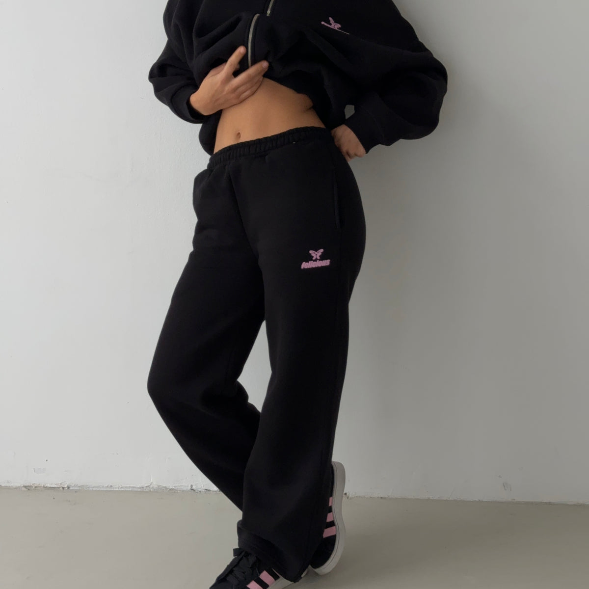 Basic Logo Sweatpants Black