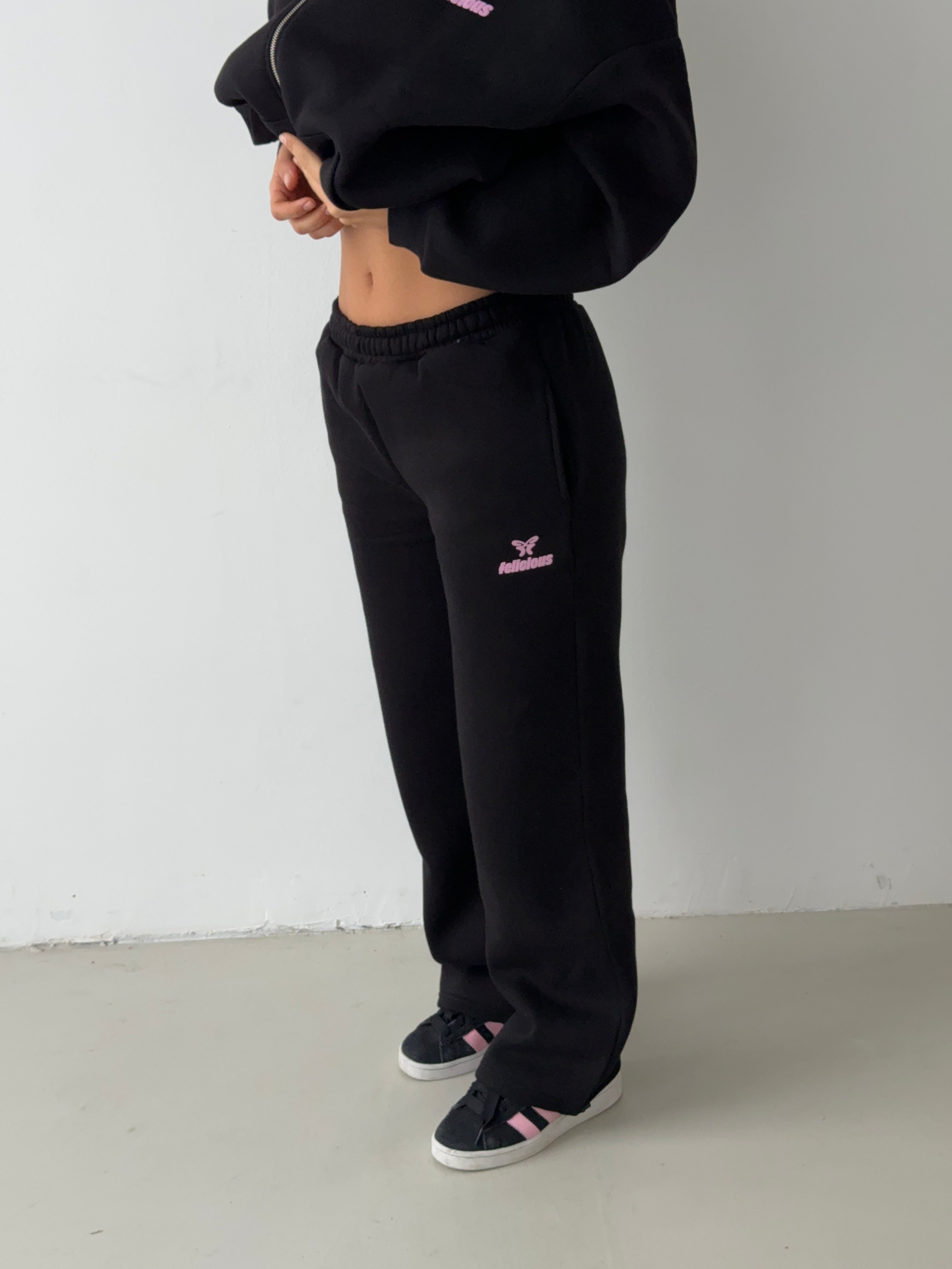 Basic Logo Sweatpants Black