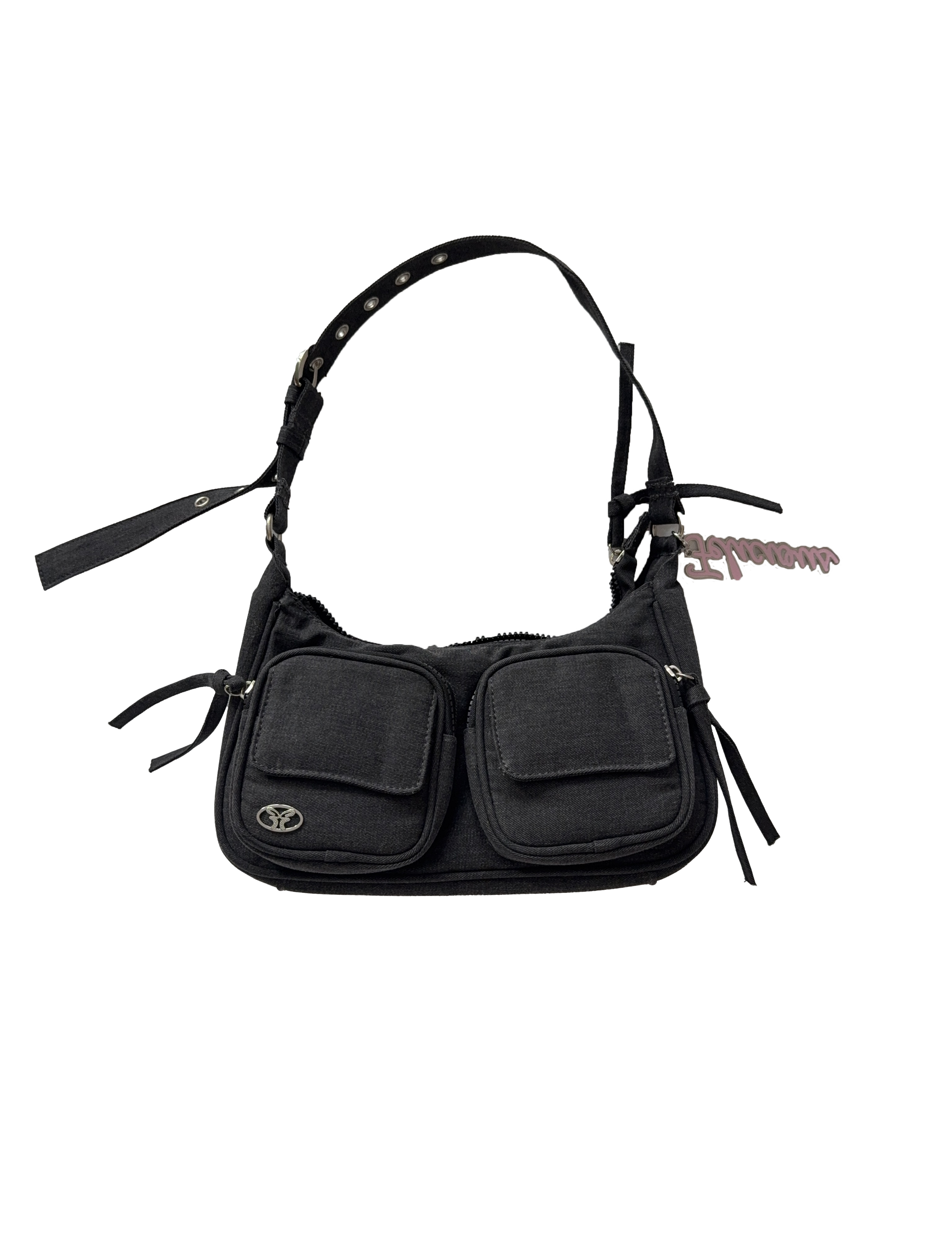 Mini Cargo Bag Black Washed