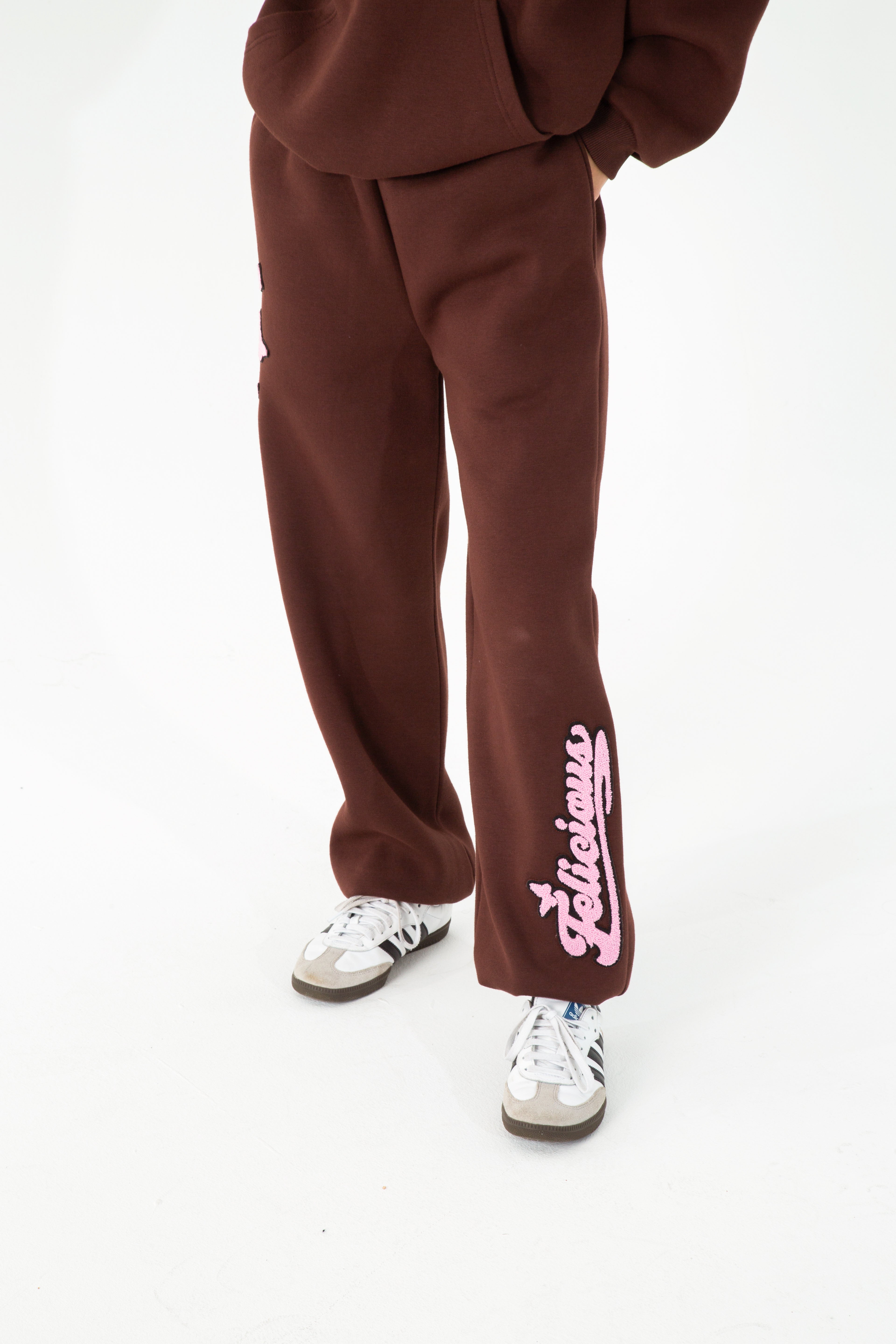 Felicious Towel Sweatpants Chocolate