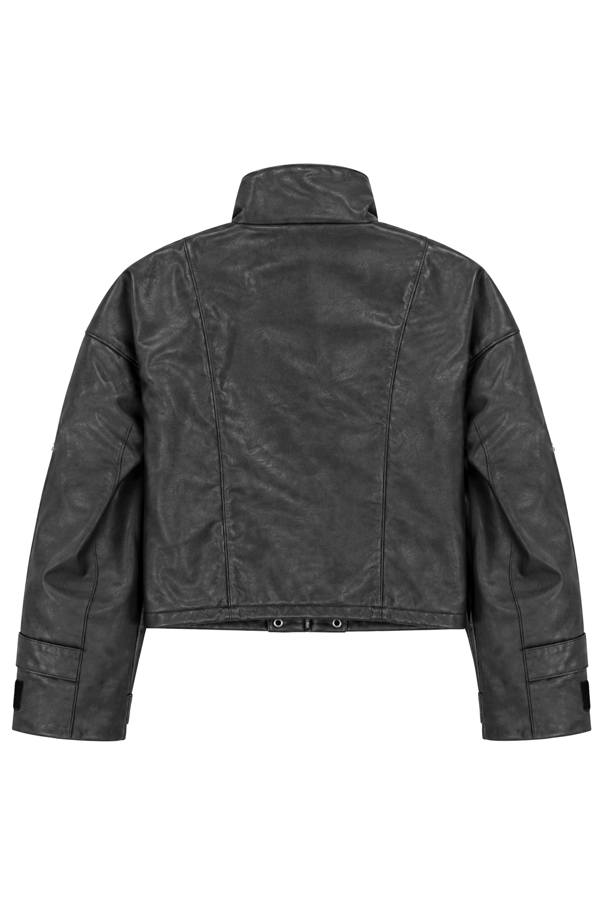 Oversize Vintage Vegan Leather Jacket