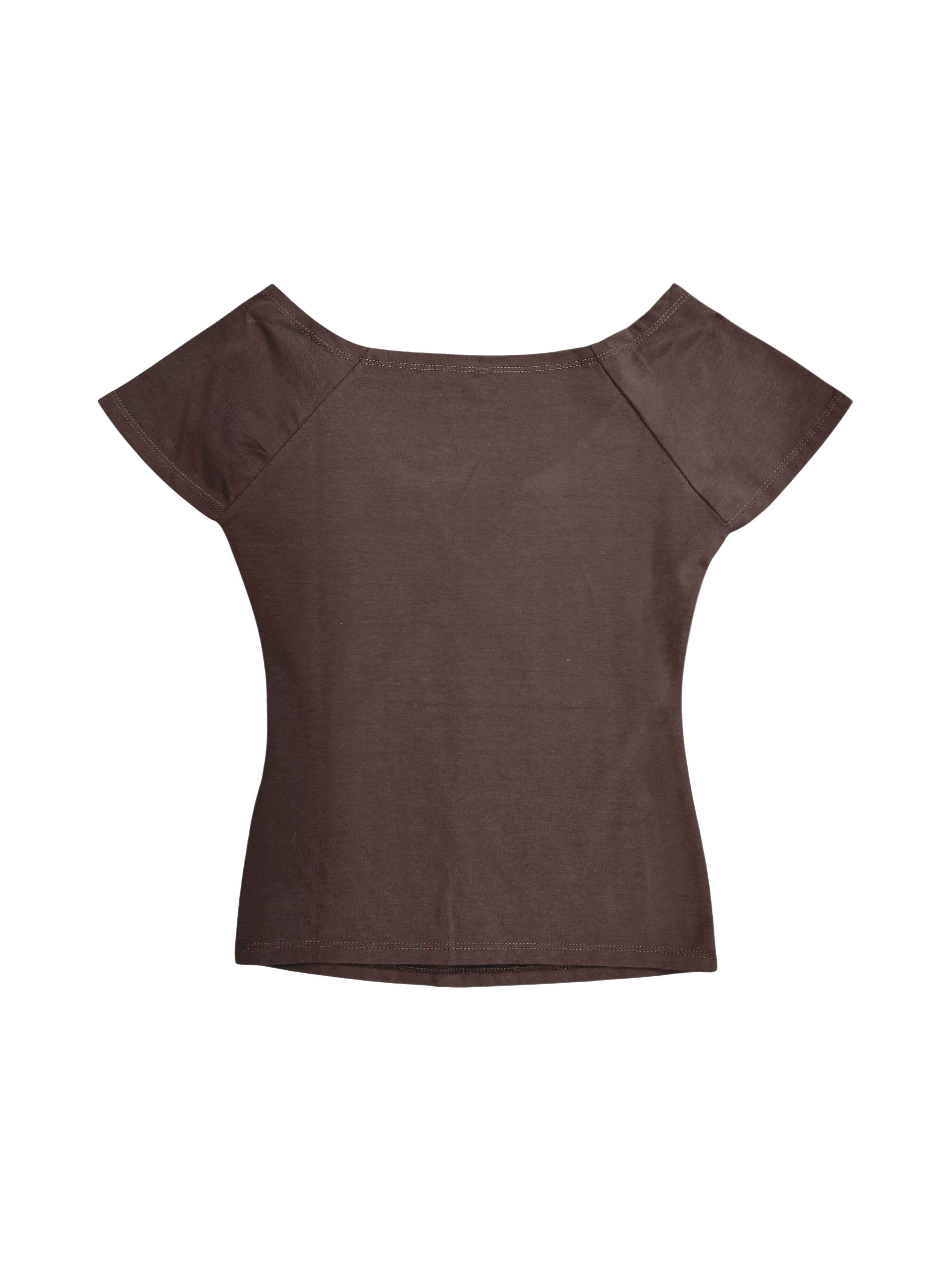 By Felicious Tee Chocolate Brown