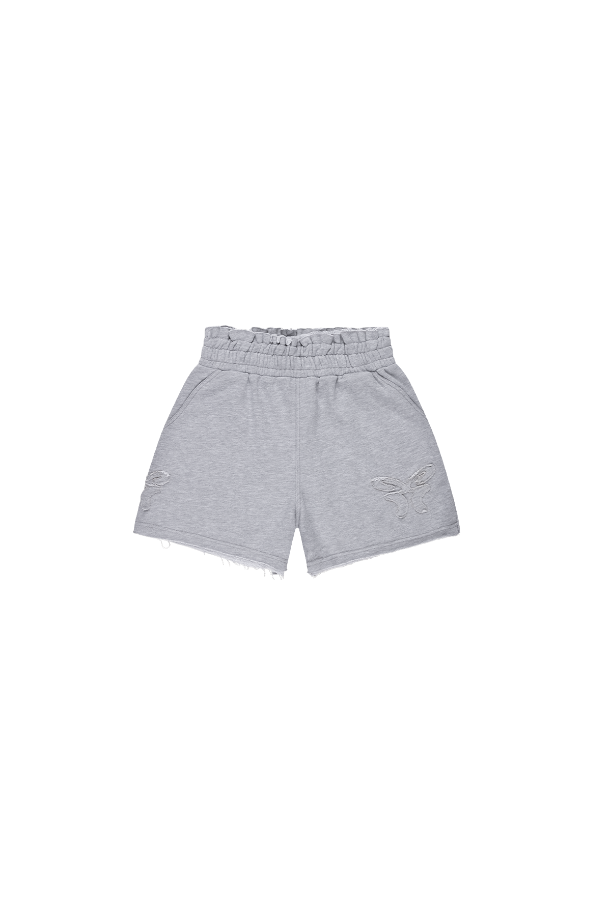 Butterfly Shorts Light Grey Melange