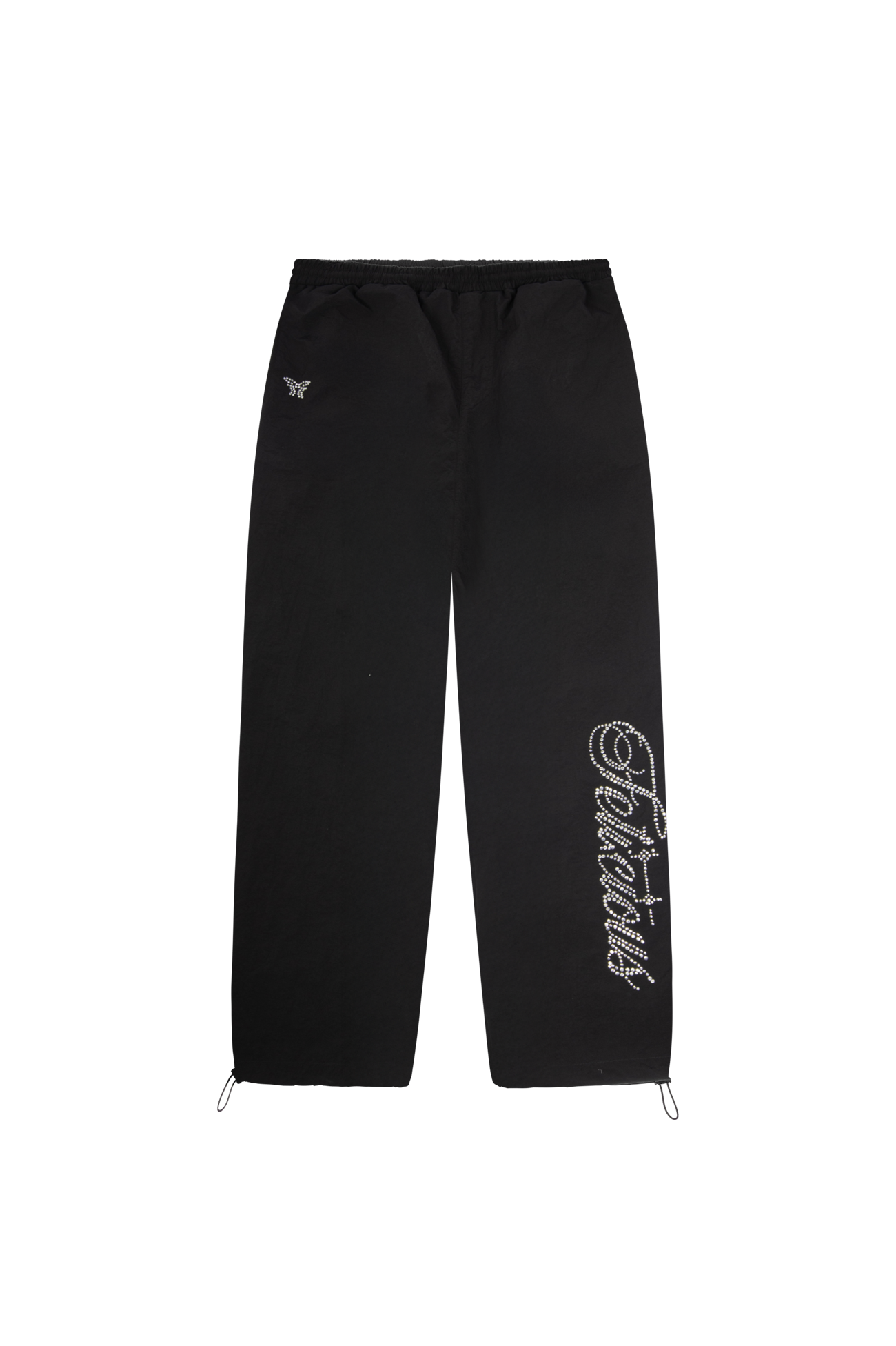 Trackpants Rhinestones Black