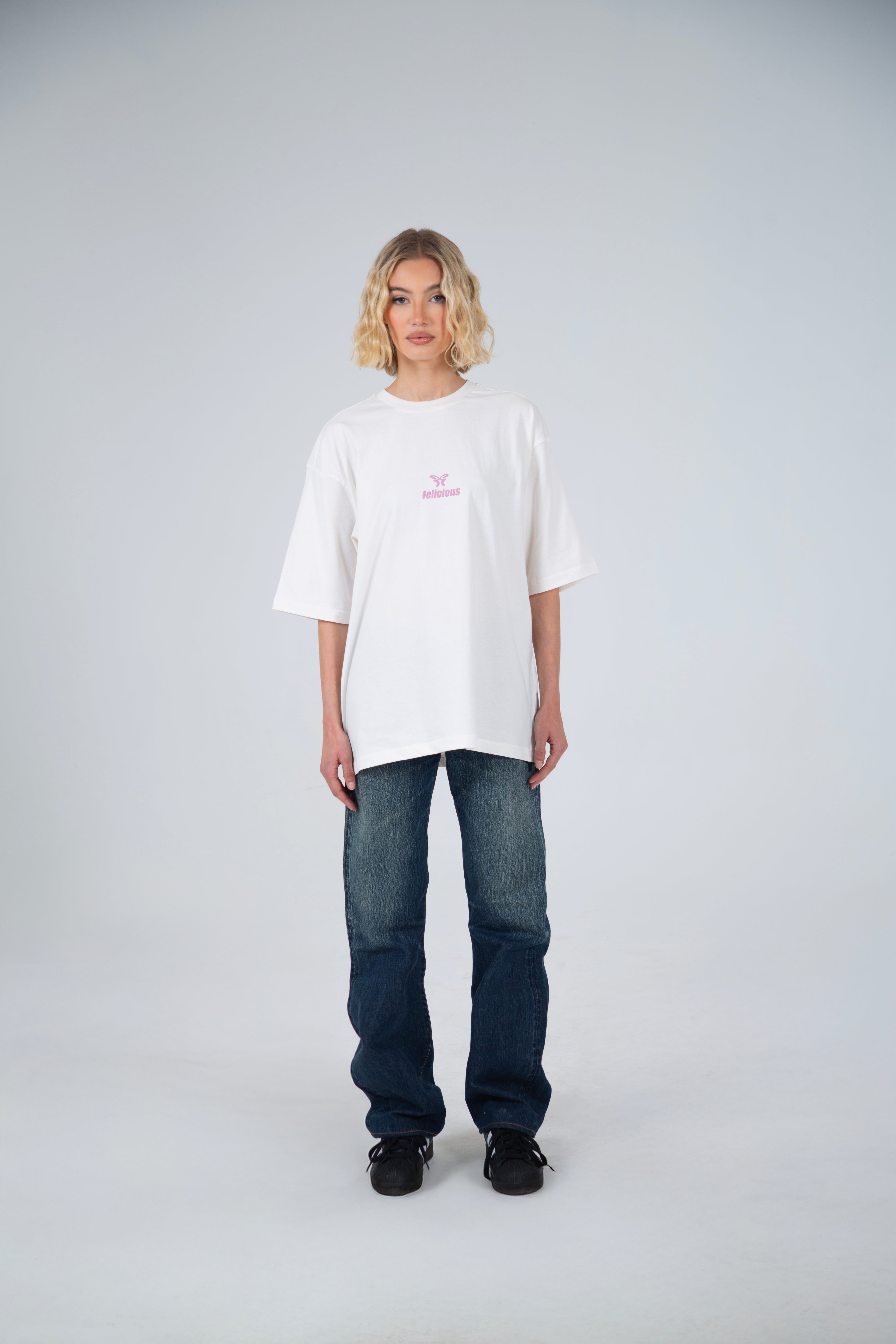 Basic Oversize Tee Creme